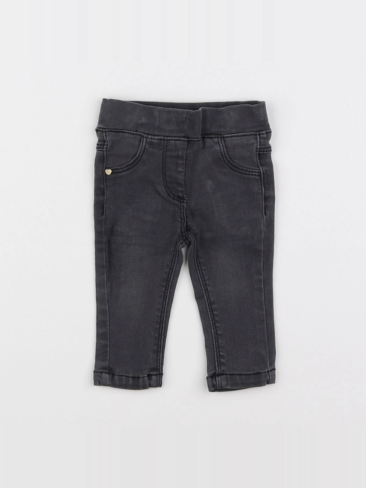 Tape à l'oeil - jegging gris - 3 mois