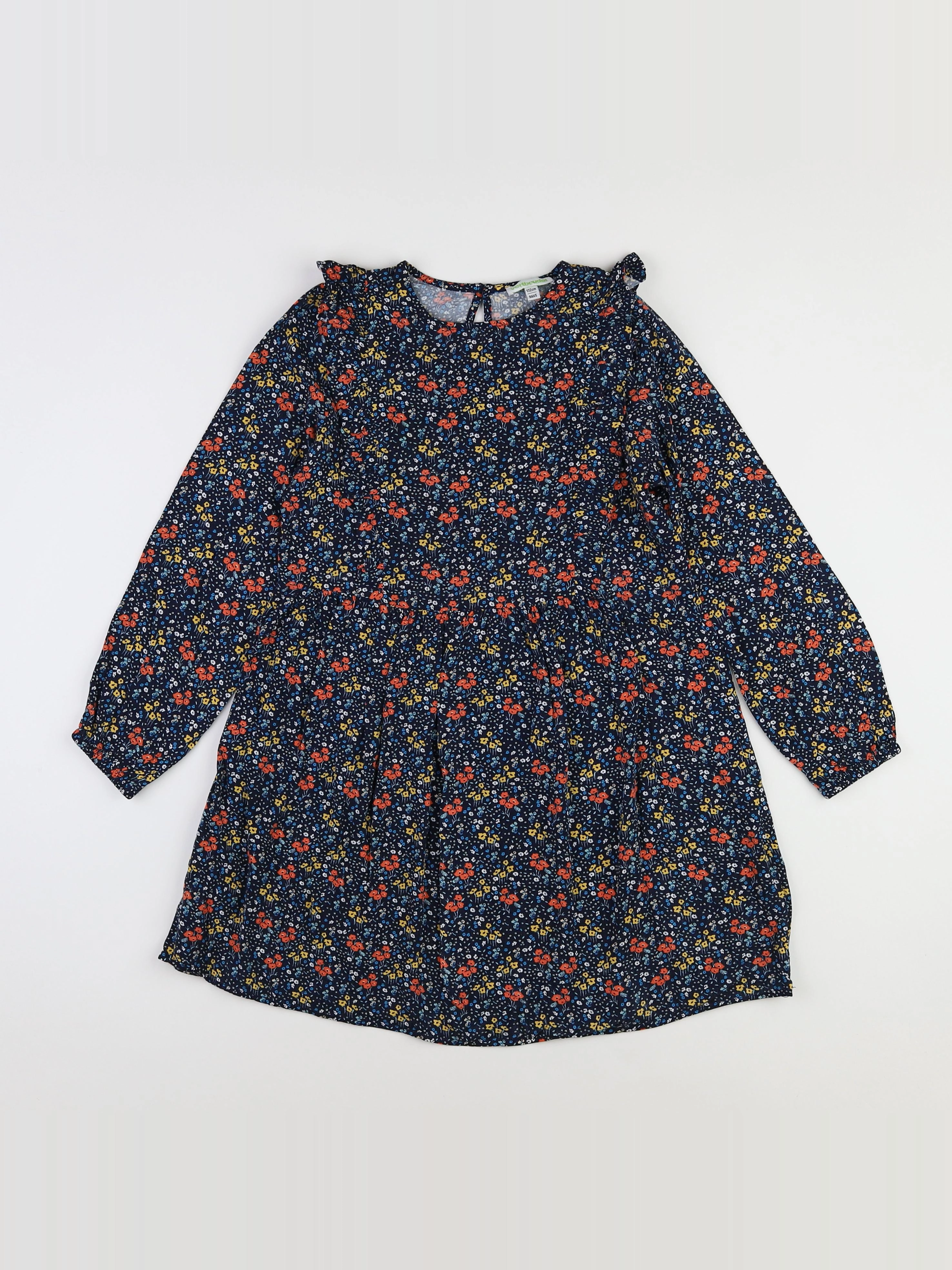 Vertbaudet - robe multicolore - 9 ans