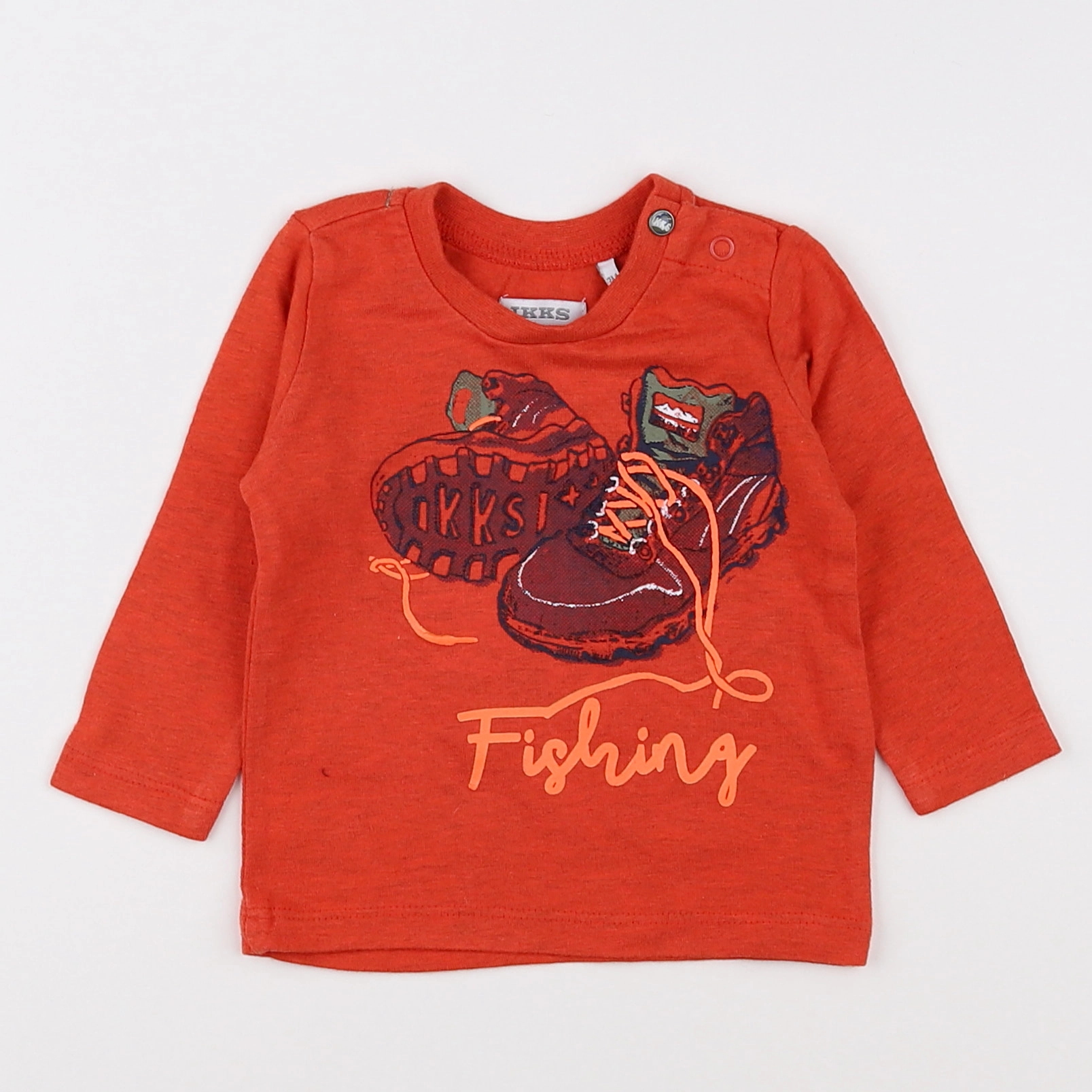 IKKS - tee-shirt orange - 3 mois