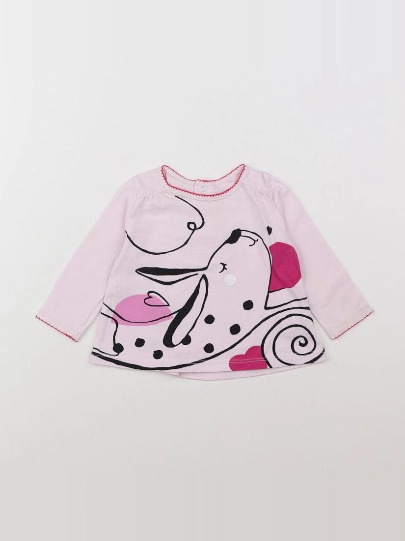 Catimini - tee-shirt rose - 12 mois