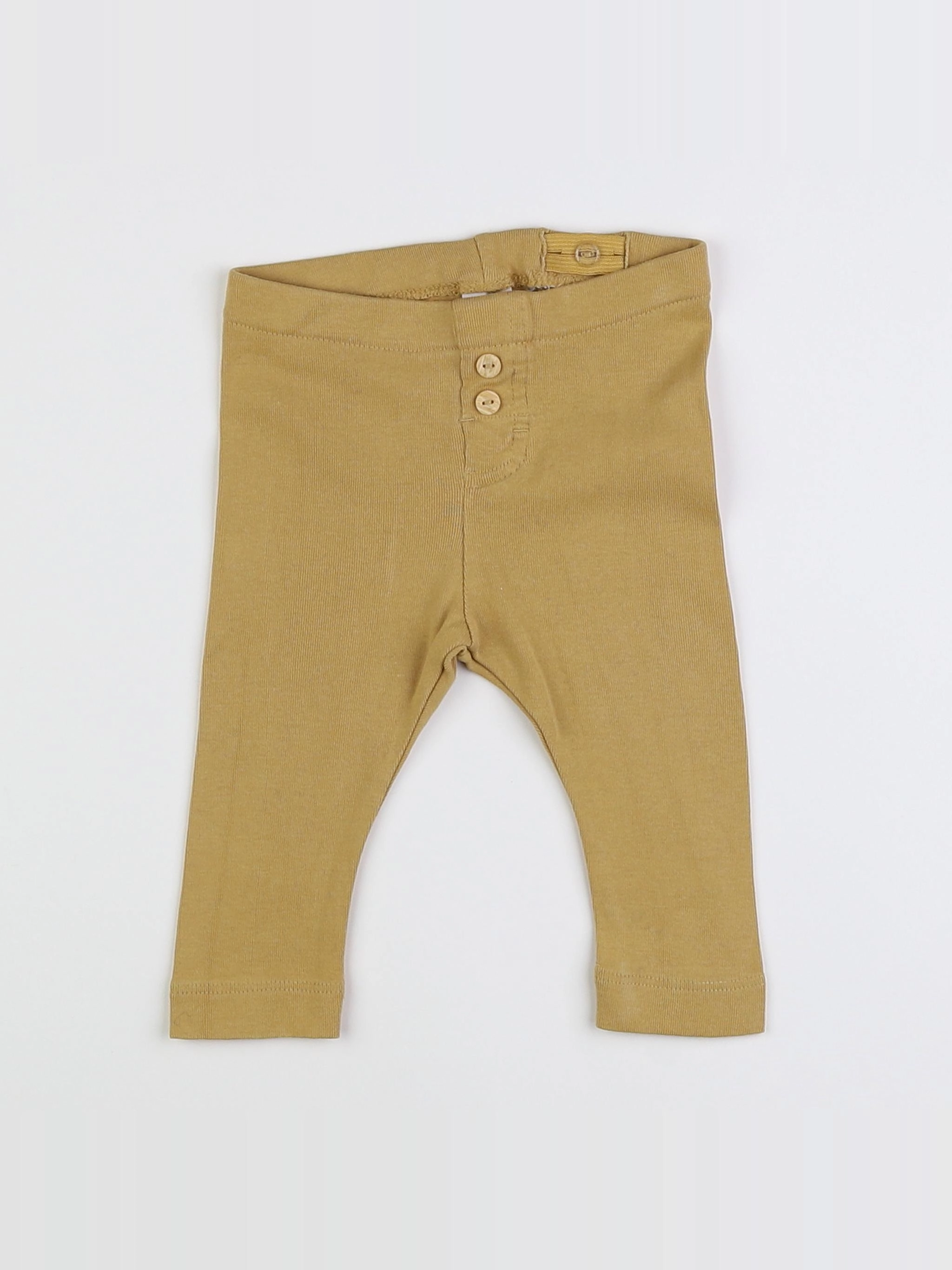 H&M - legging jaune - 3/6 mois