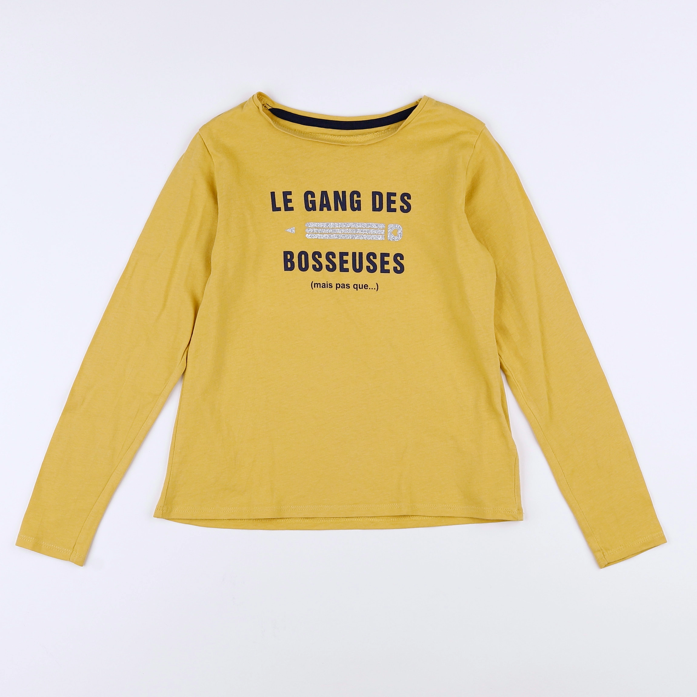 Vertbaudet - tee-shirt jaune - 8 ans