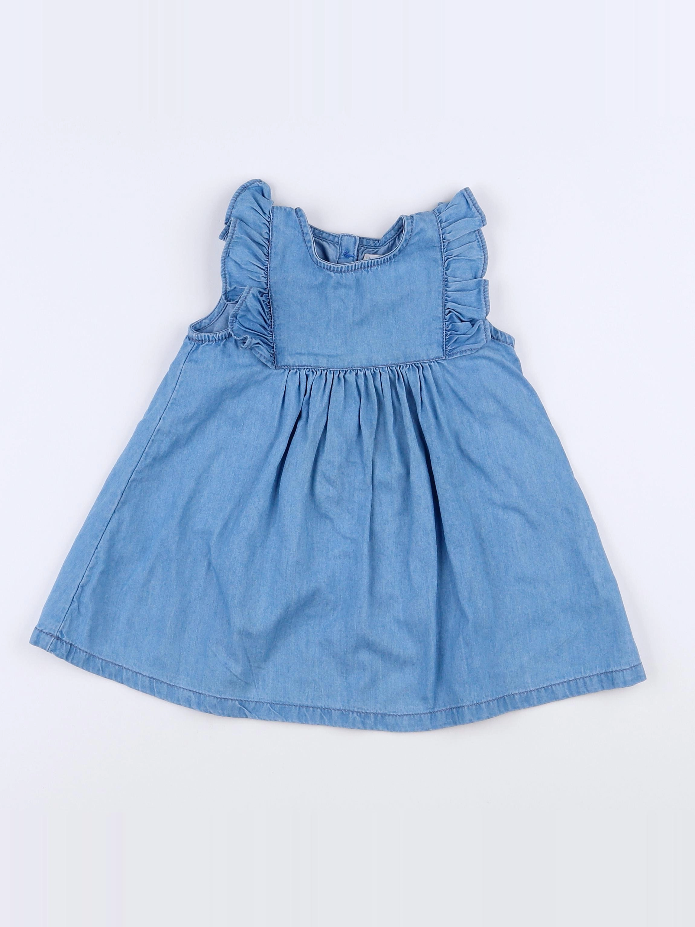 Boutchou - robe bleu - 9 mois