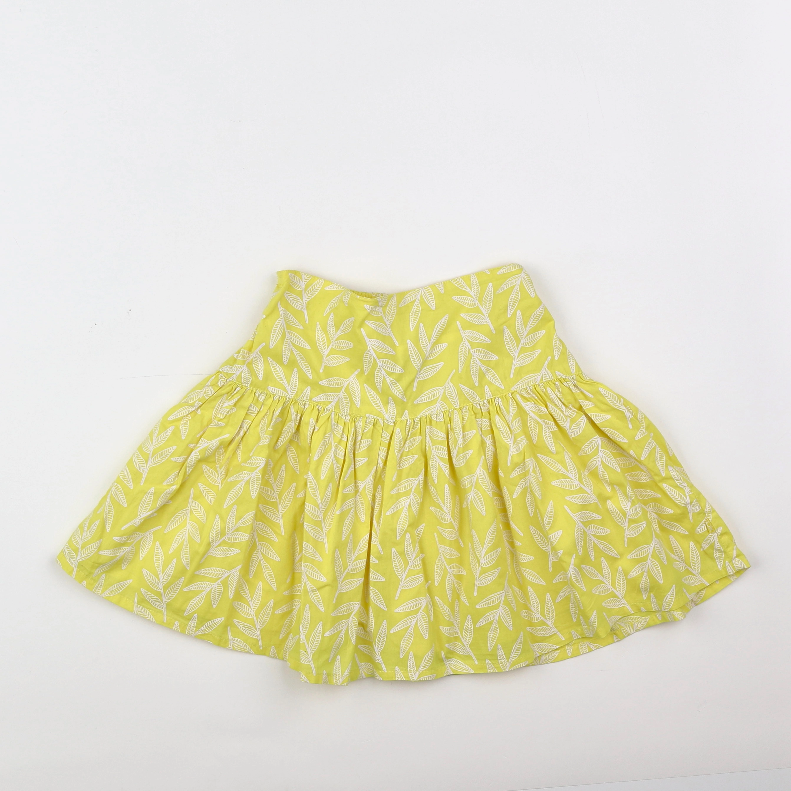 Okaidi - jupe blanc, jaune - 8 ans