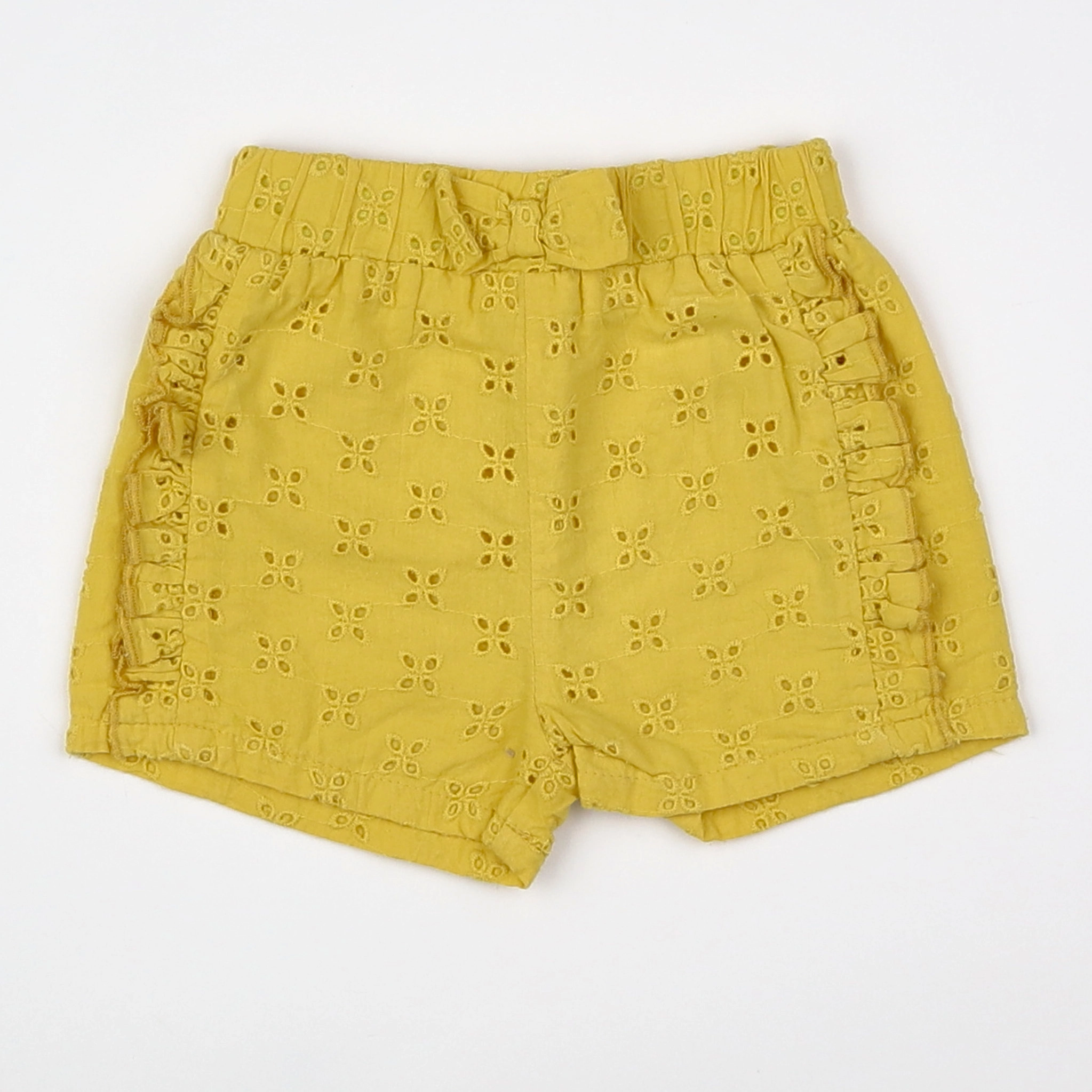 Vertbaudet - short jaune - 6 mois