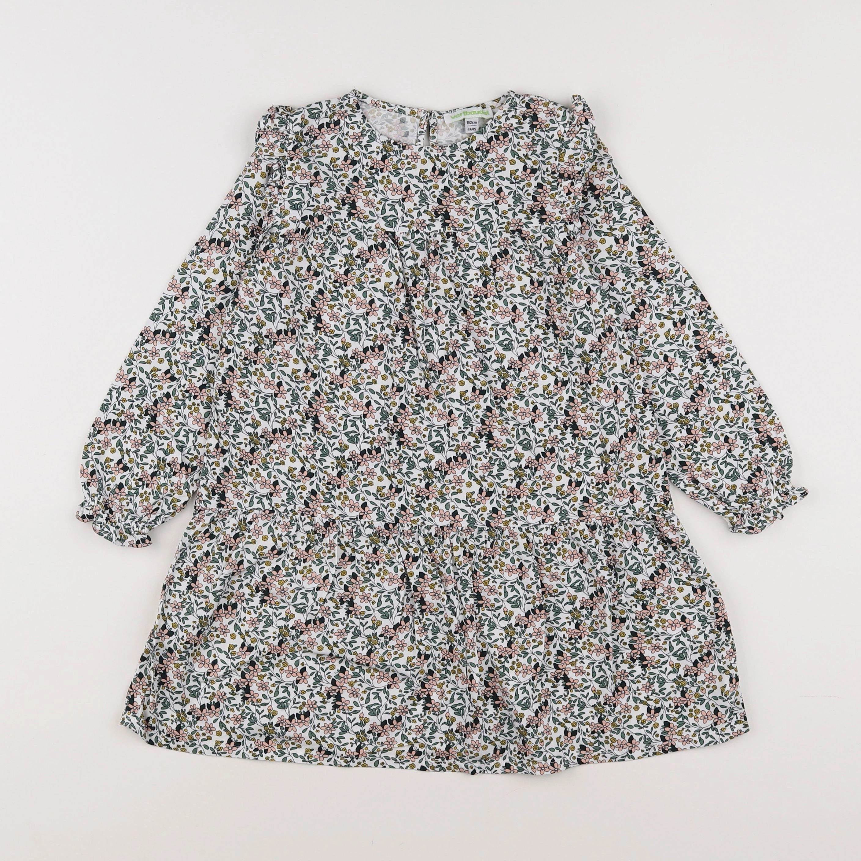 Vertbaudet - robe multicolore - 4 ans