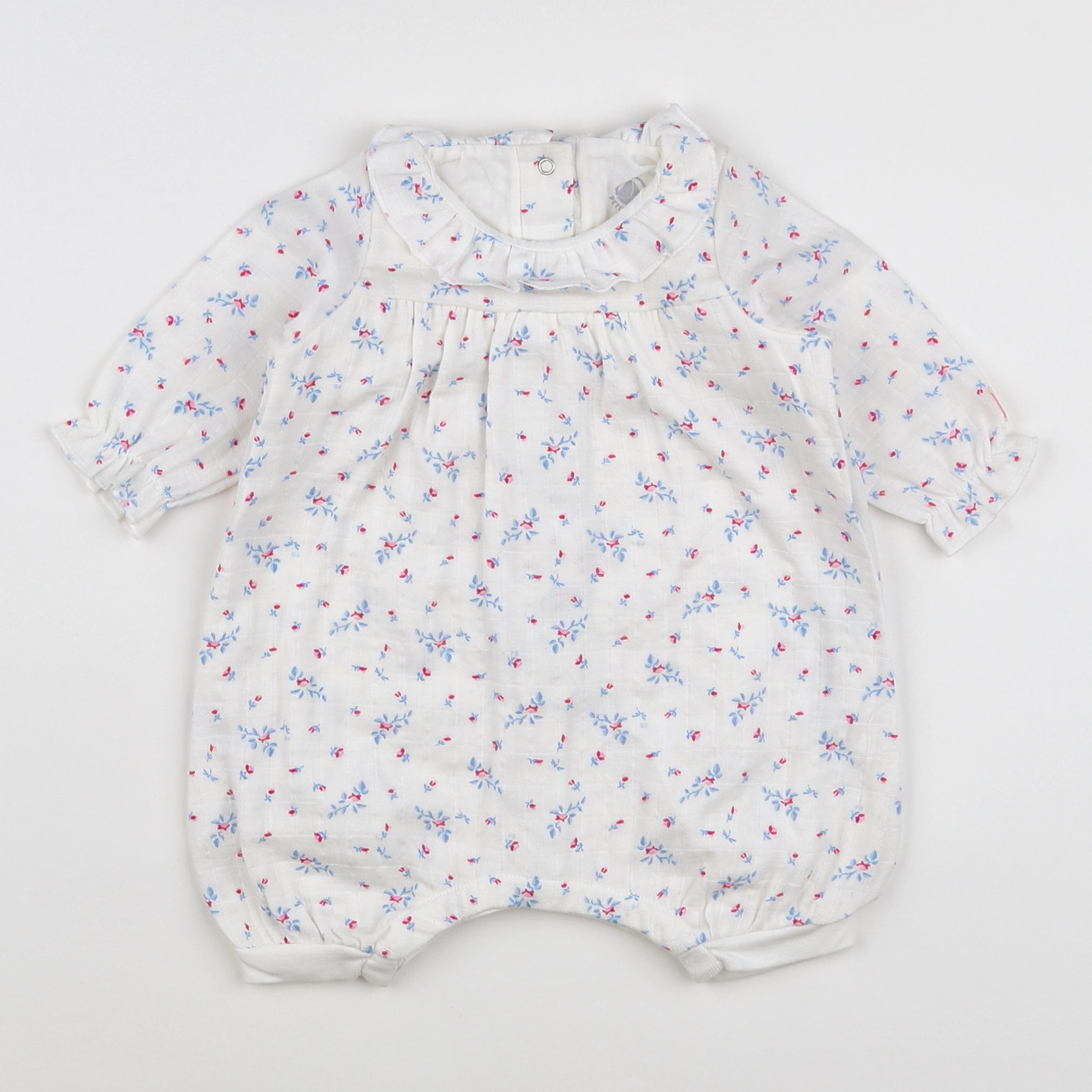 Petit Bateau - combinaison blanc - 3 mois