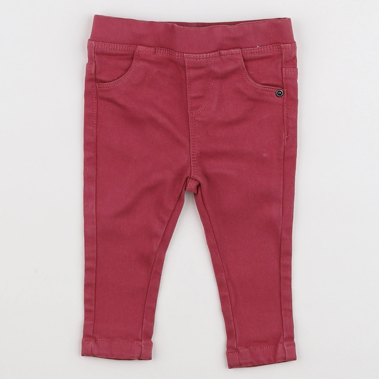 Vertbaudet - jegging rose - 6 mois