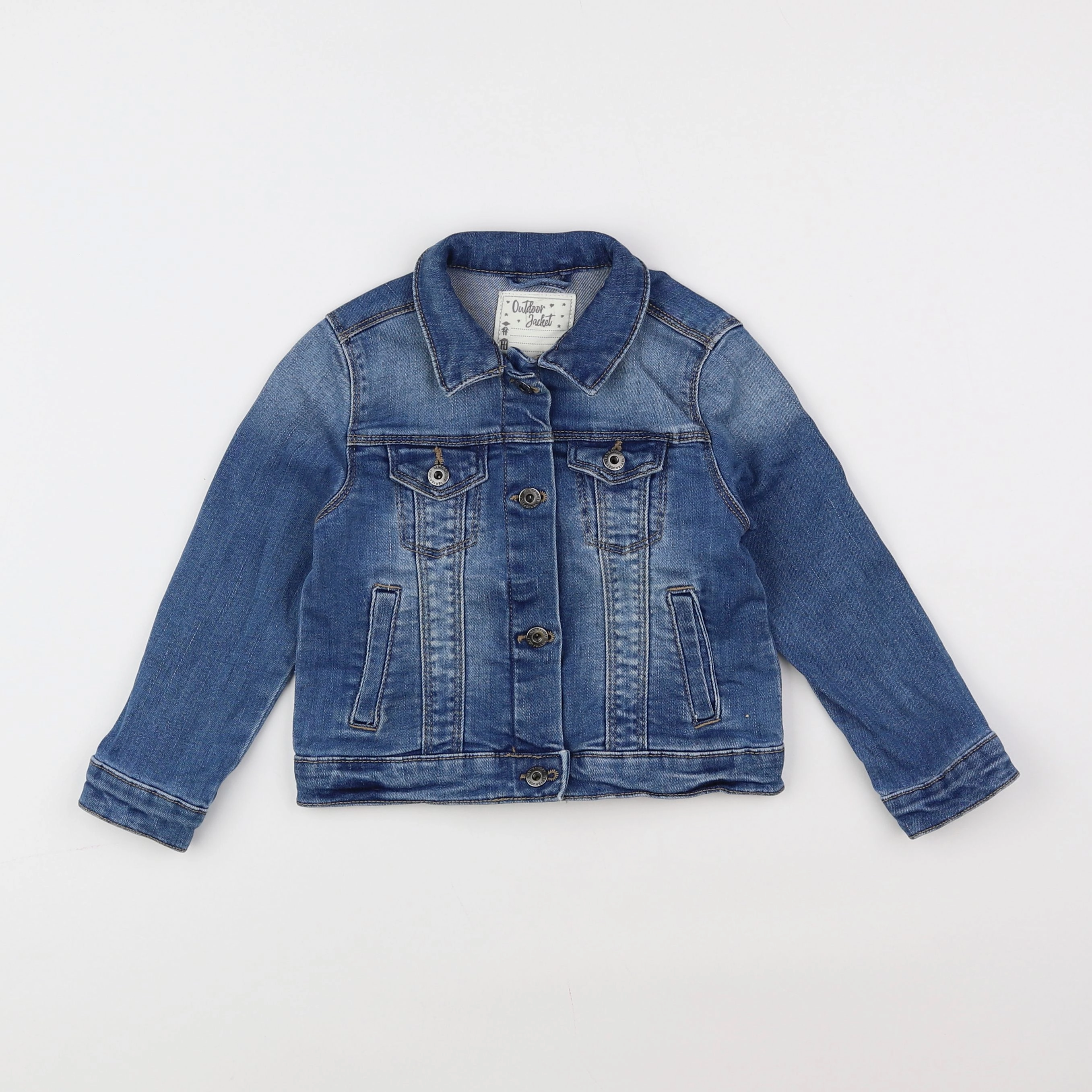 Vertbaudet - veste bleu - 3 ans