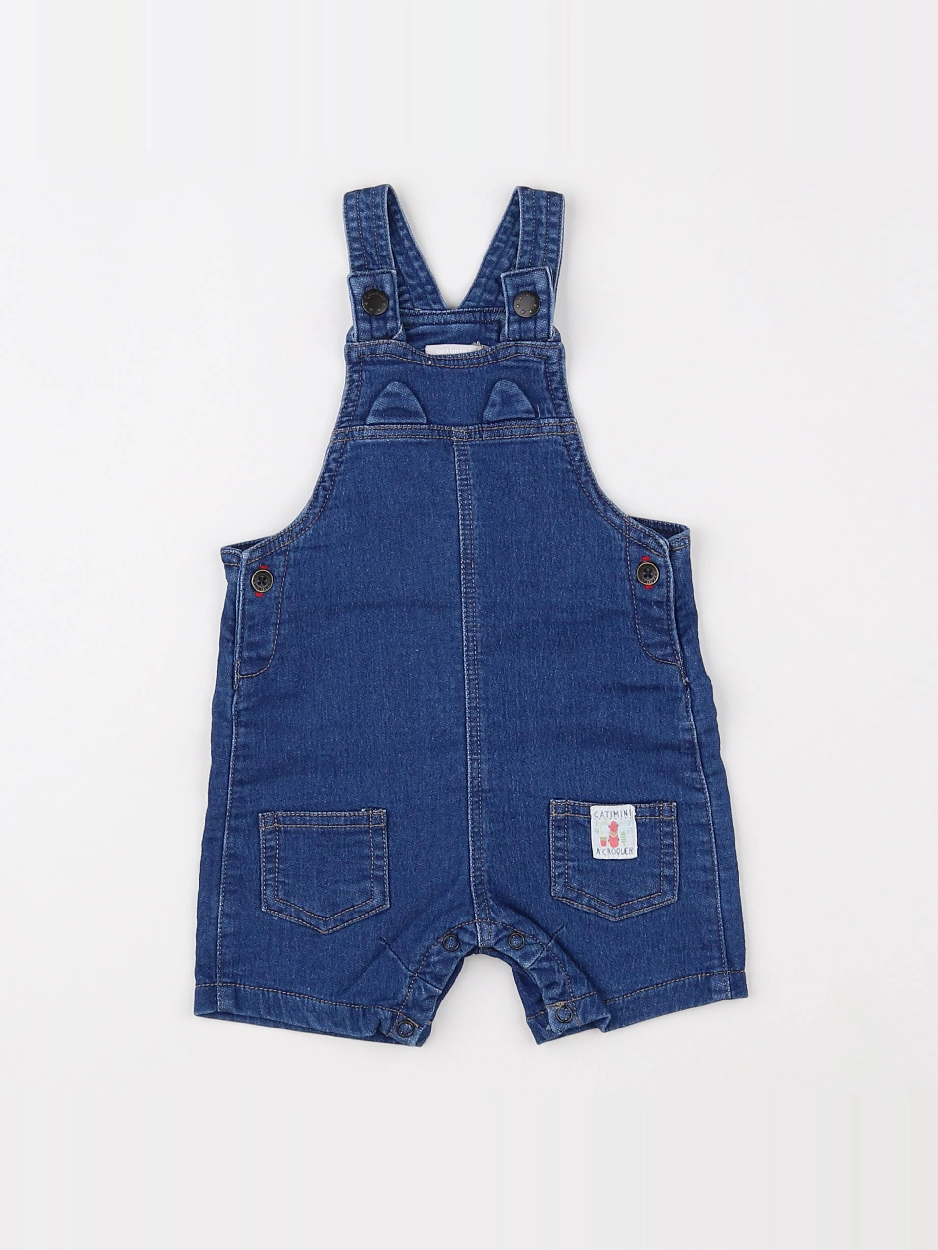 Catimini - salopette bleu - 9 mois