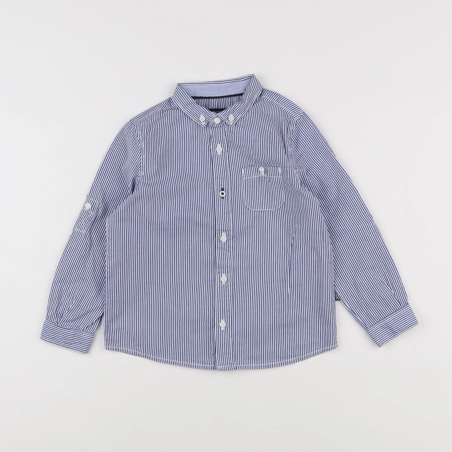 Okaidi - chemise bleu - 3 ans