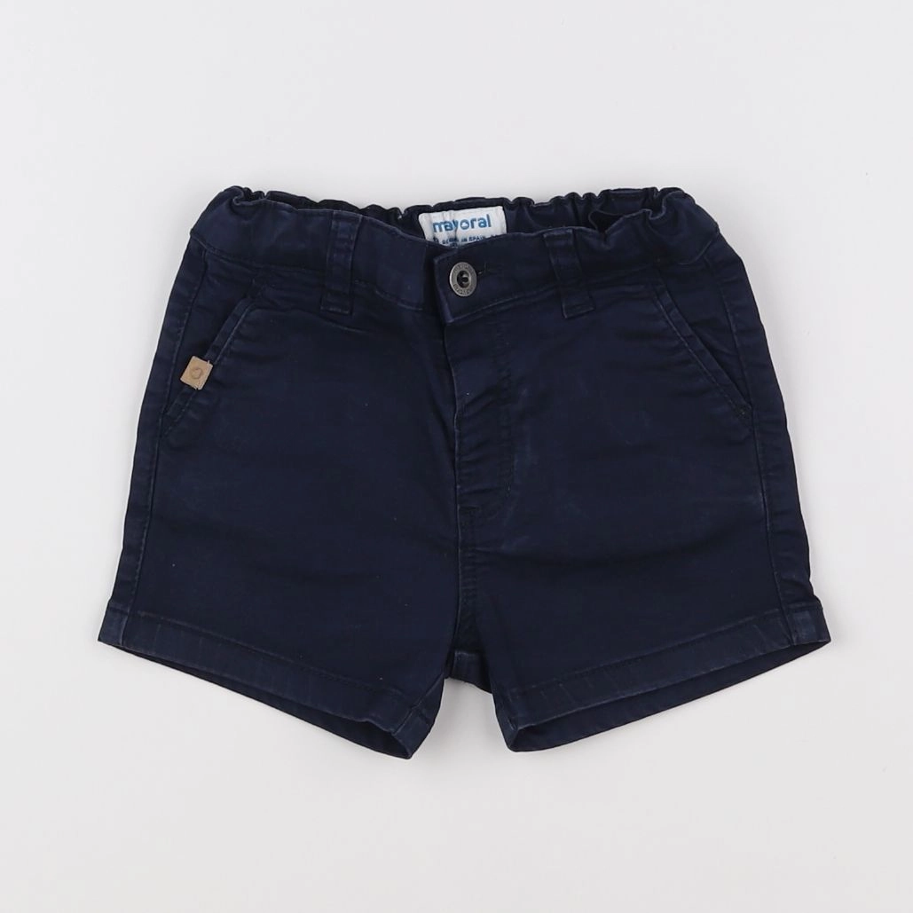 Mayoral - short bleu - 18 mois