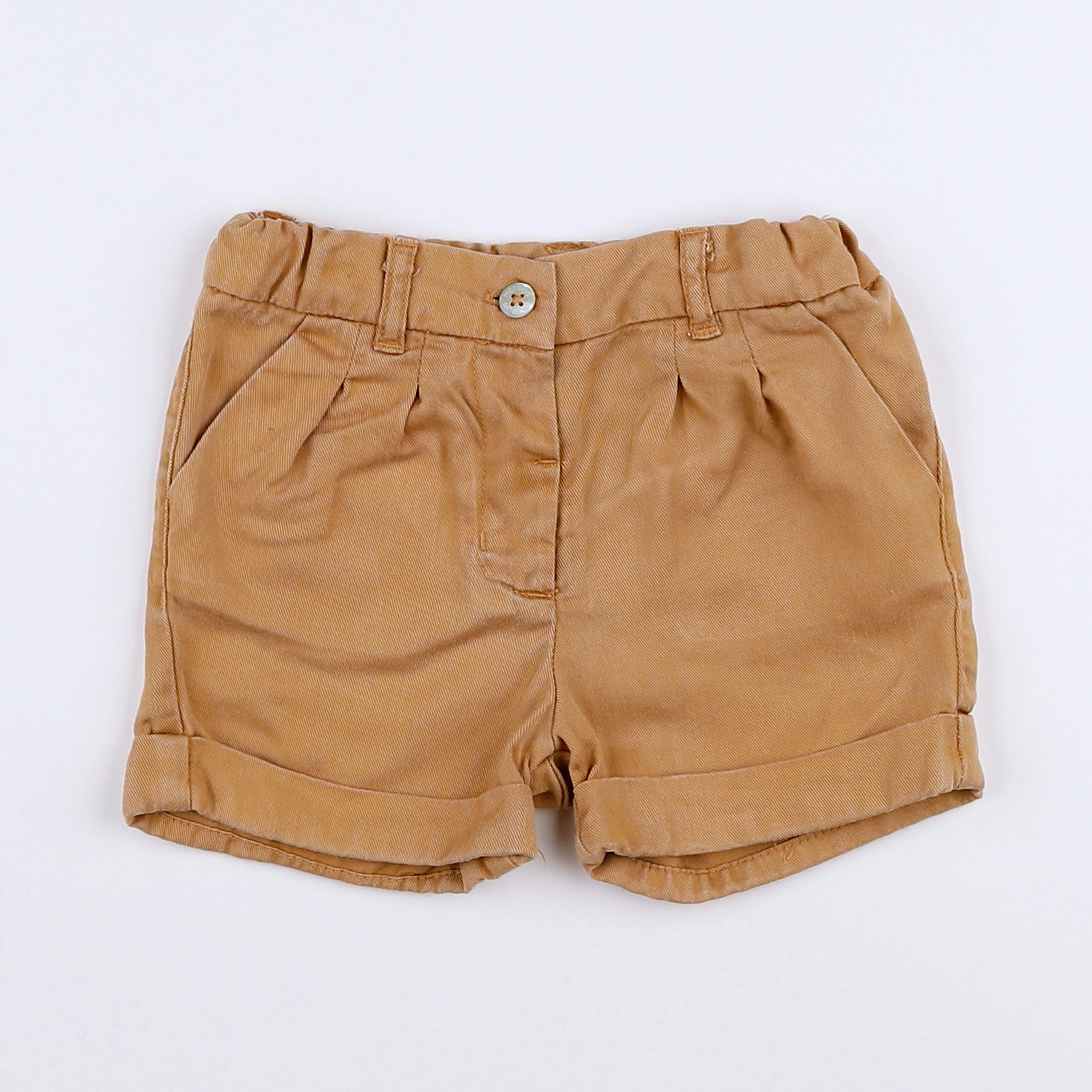 Natalys - short marron - 18 mois