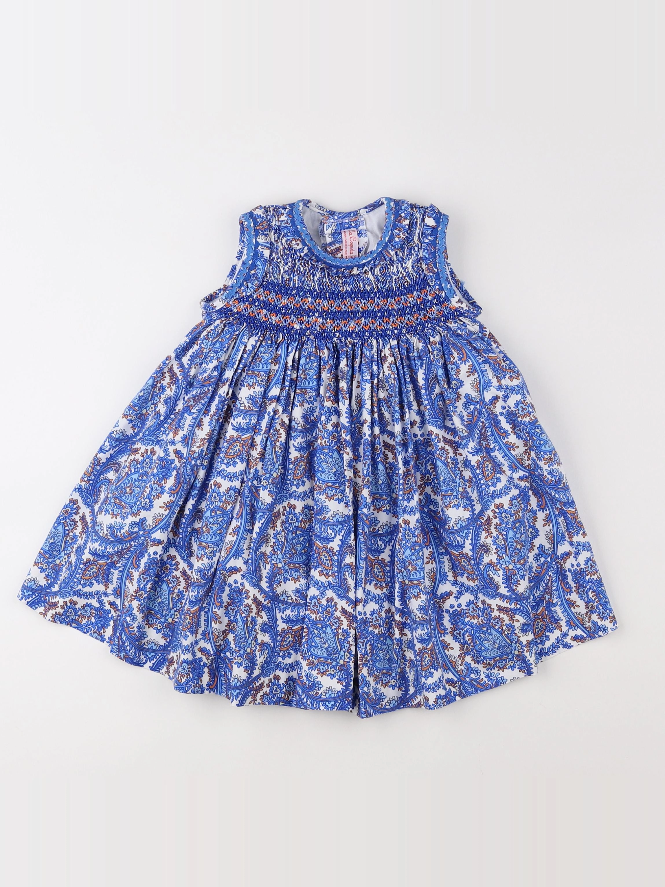 La Coqueta - robe bleu - 12 mois