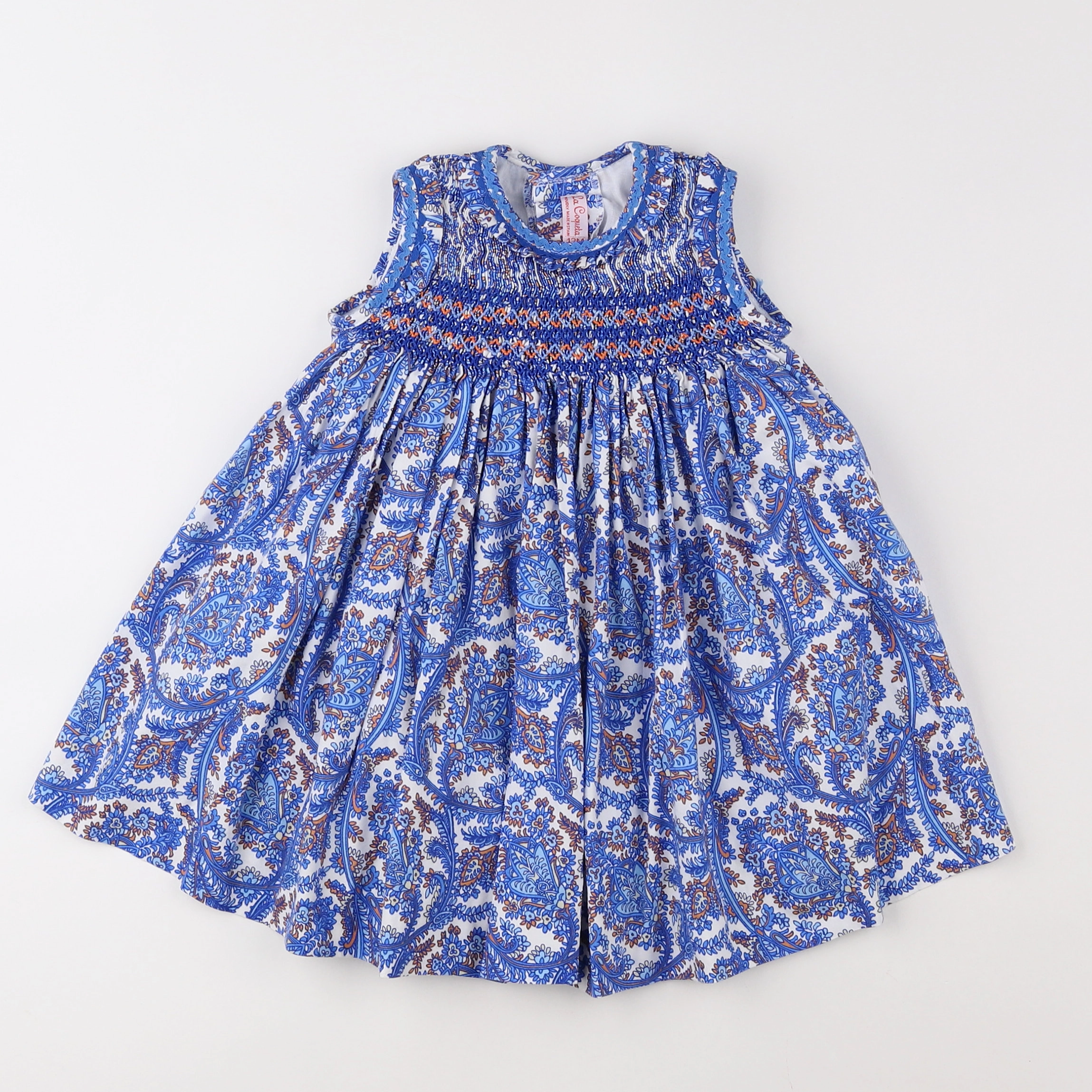 La Coqueta - robe bleu - 12 mois