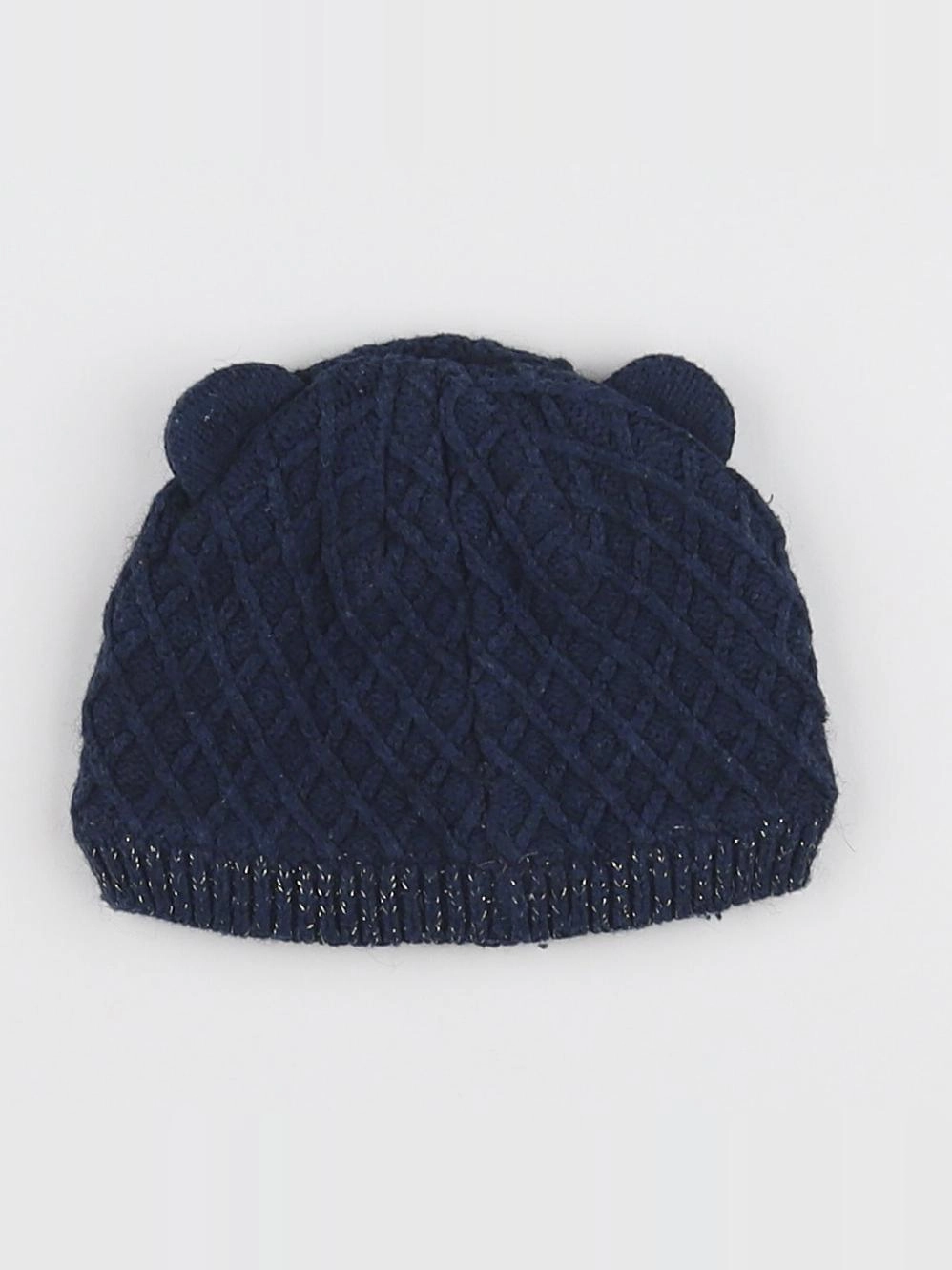 Vertbaudet - bonnet bleu - 12/18 mois