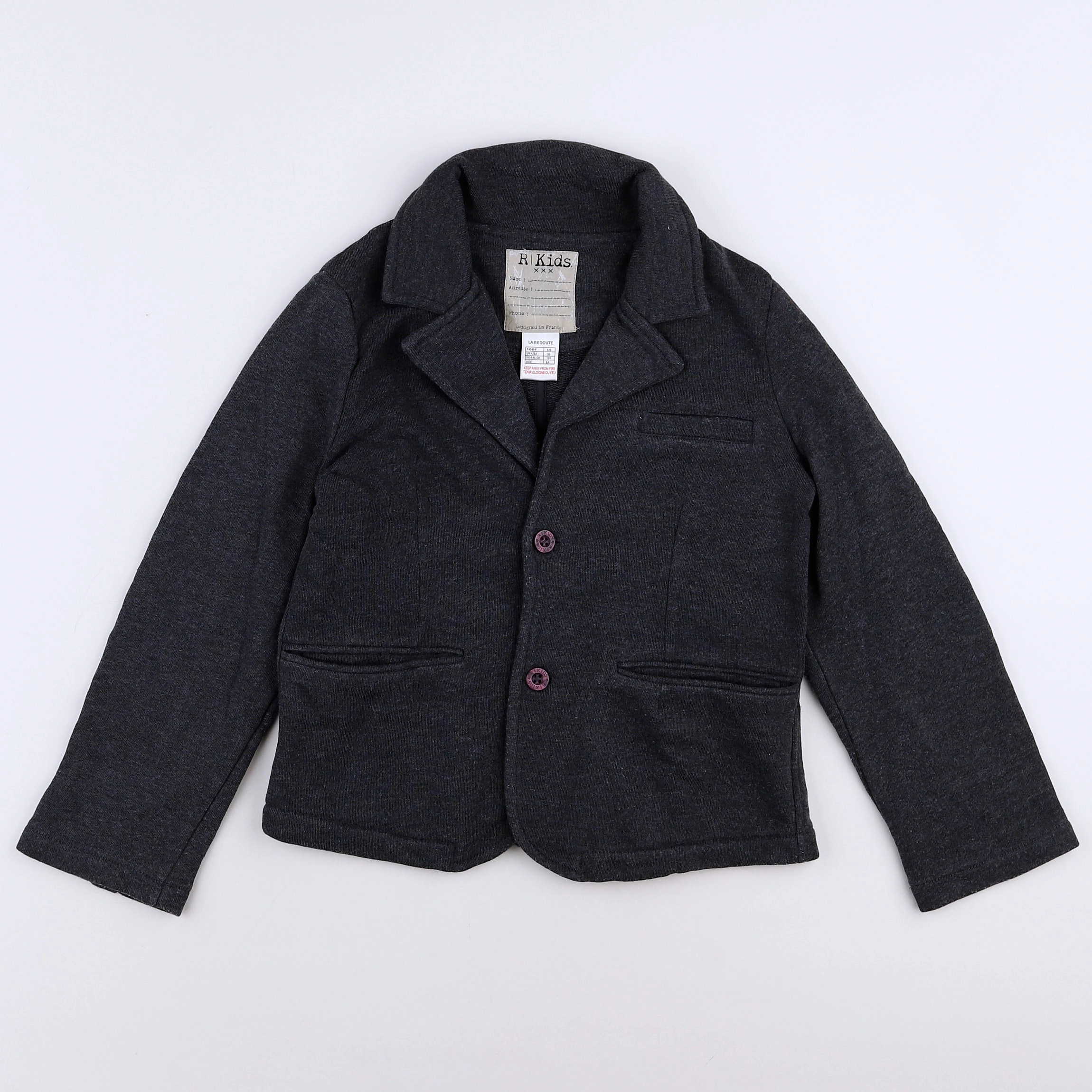 La Redoute - veste gris - 8 ans