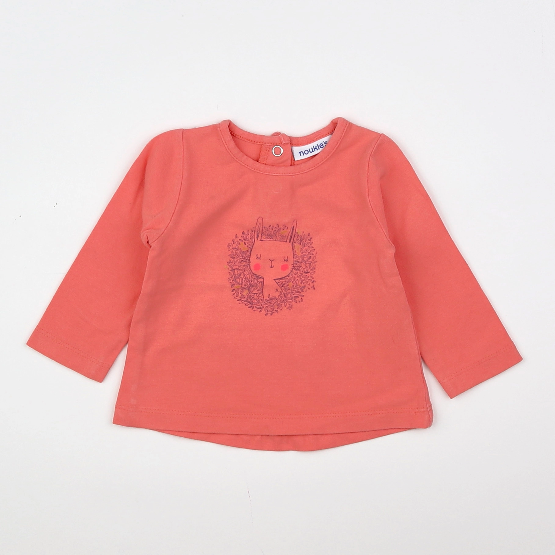 Noukie's - tee-shirt rose - 3 mois