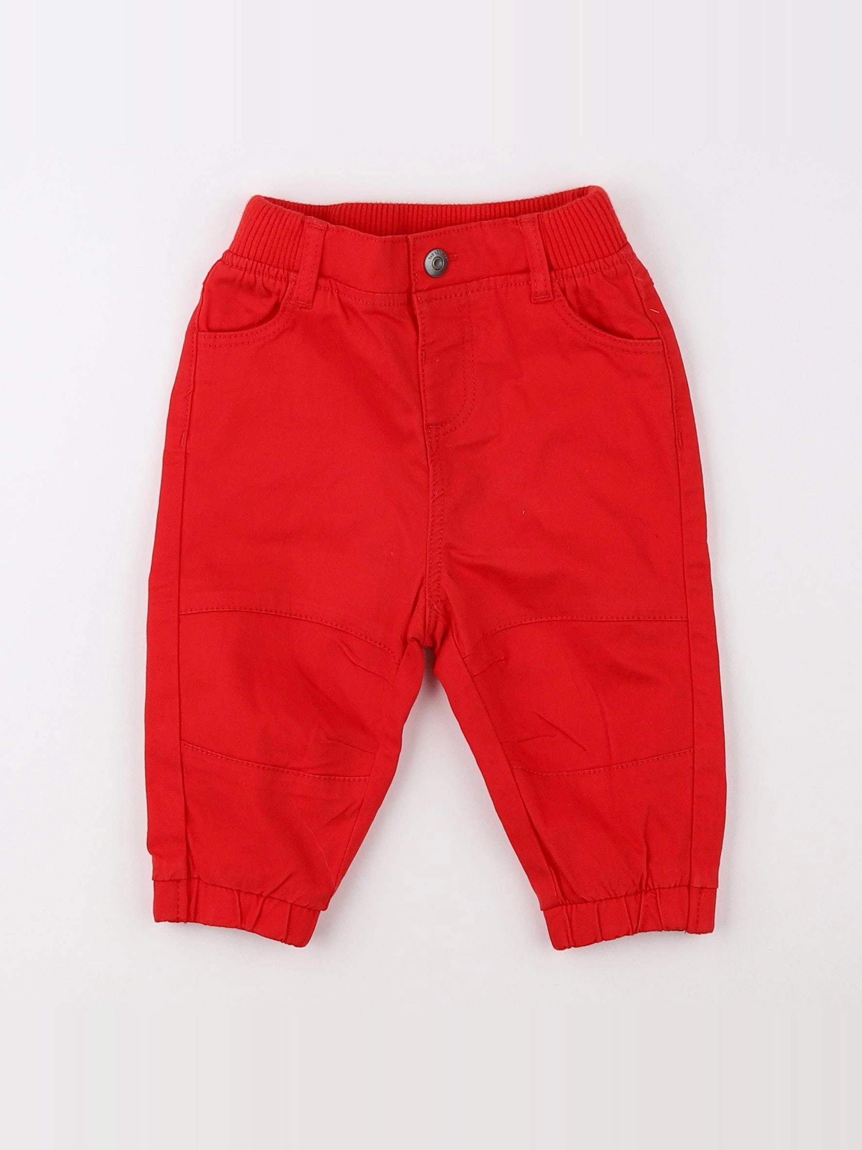 Tape à l'oeil - pantalon rouge - 9 mois