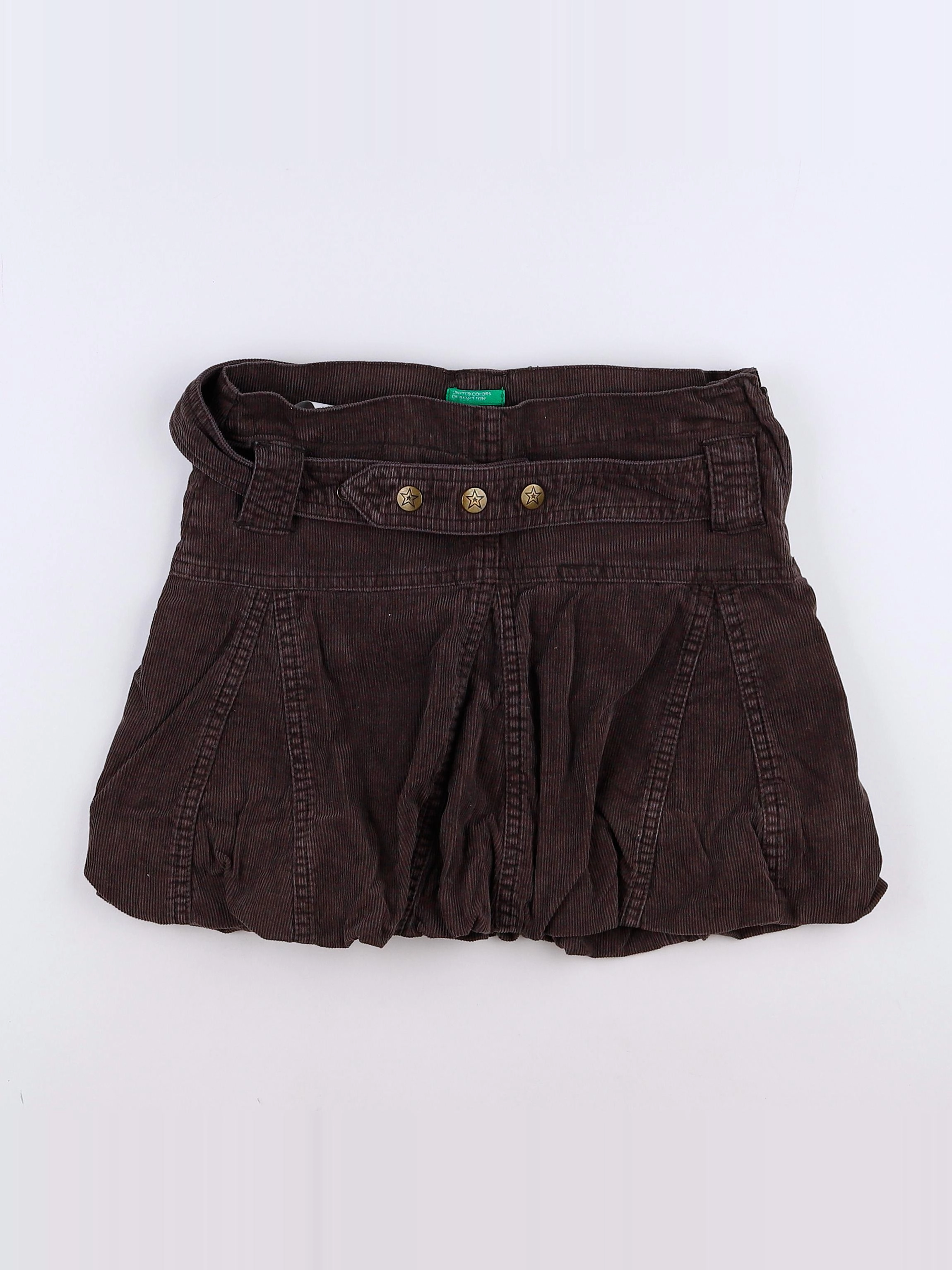 Benetton - jupe marron - 7/8 ans