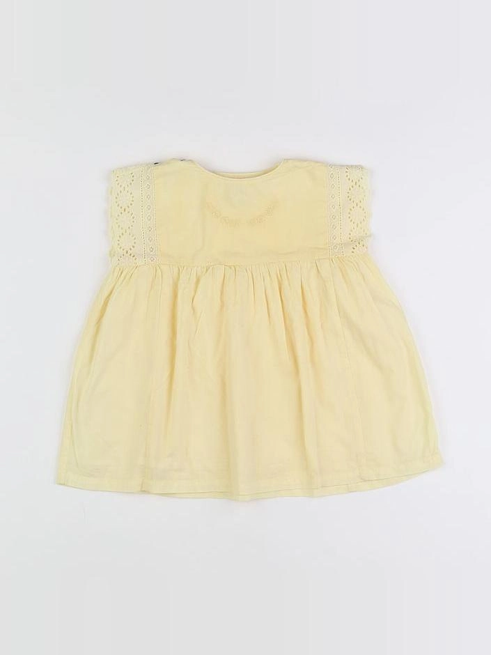 Cyrillus - robe jaune - 12 mois