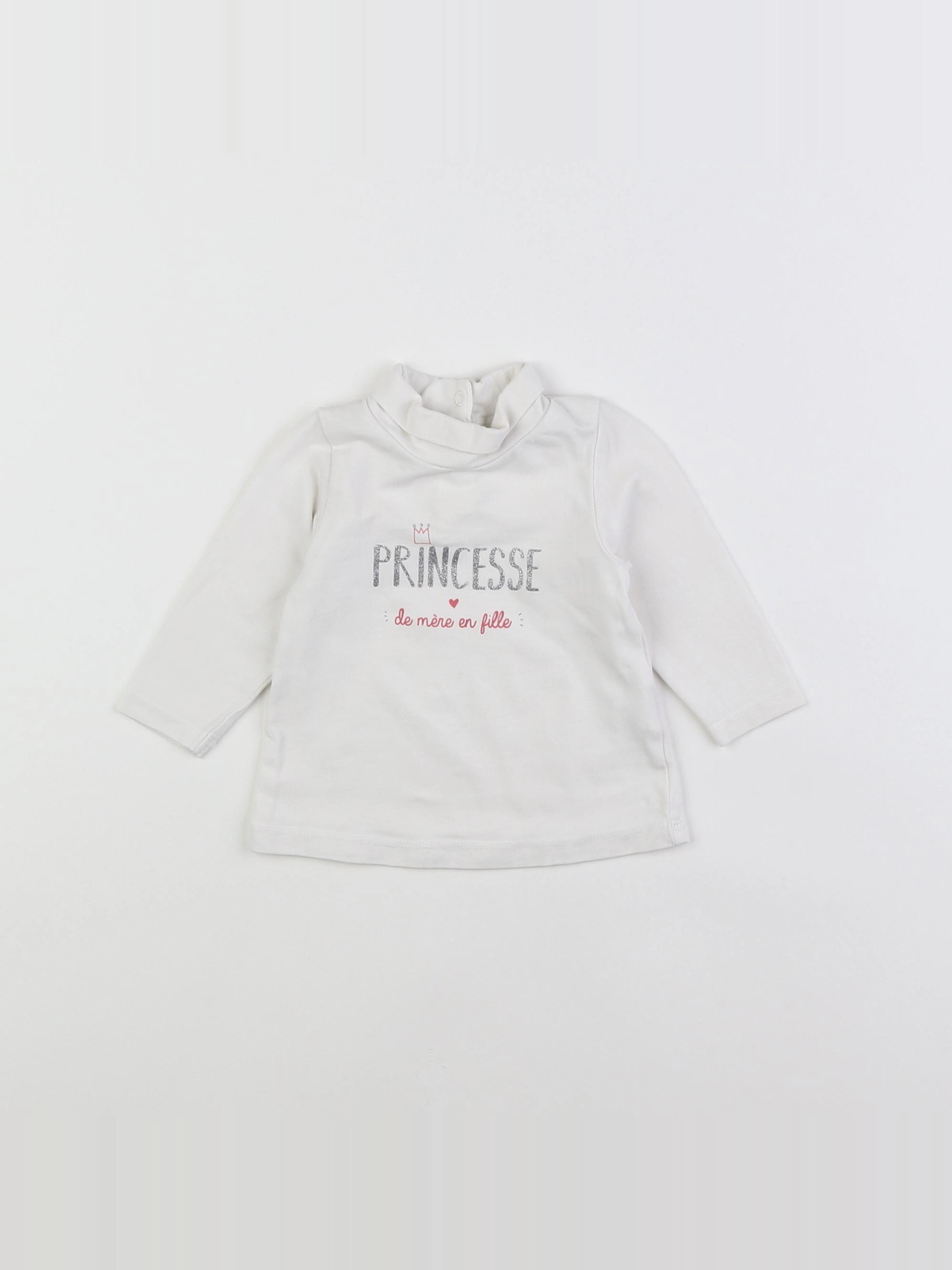 Tape à l'oeil - pull blanc - 3 mois