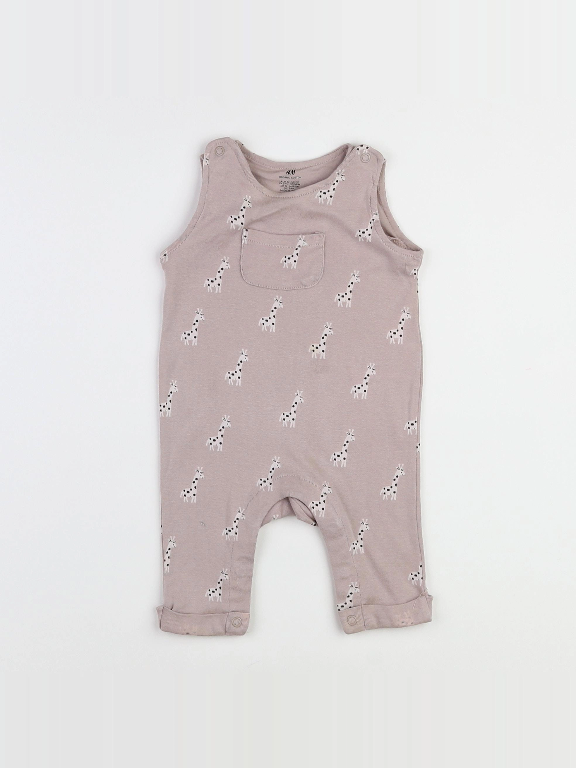 H&M - combinaison marron - 3 mois