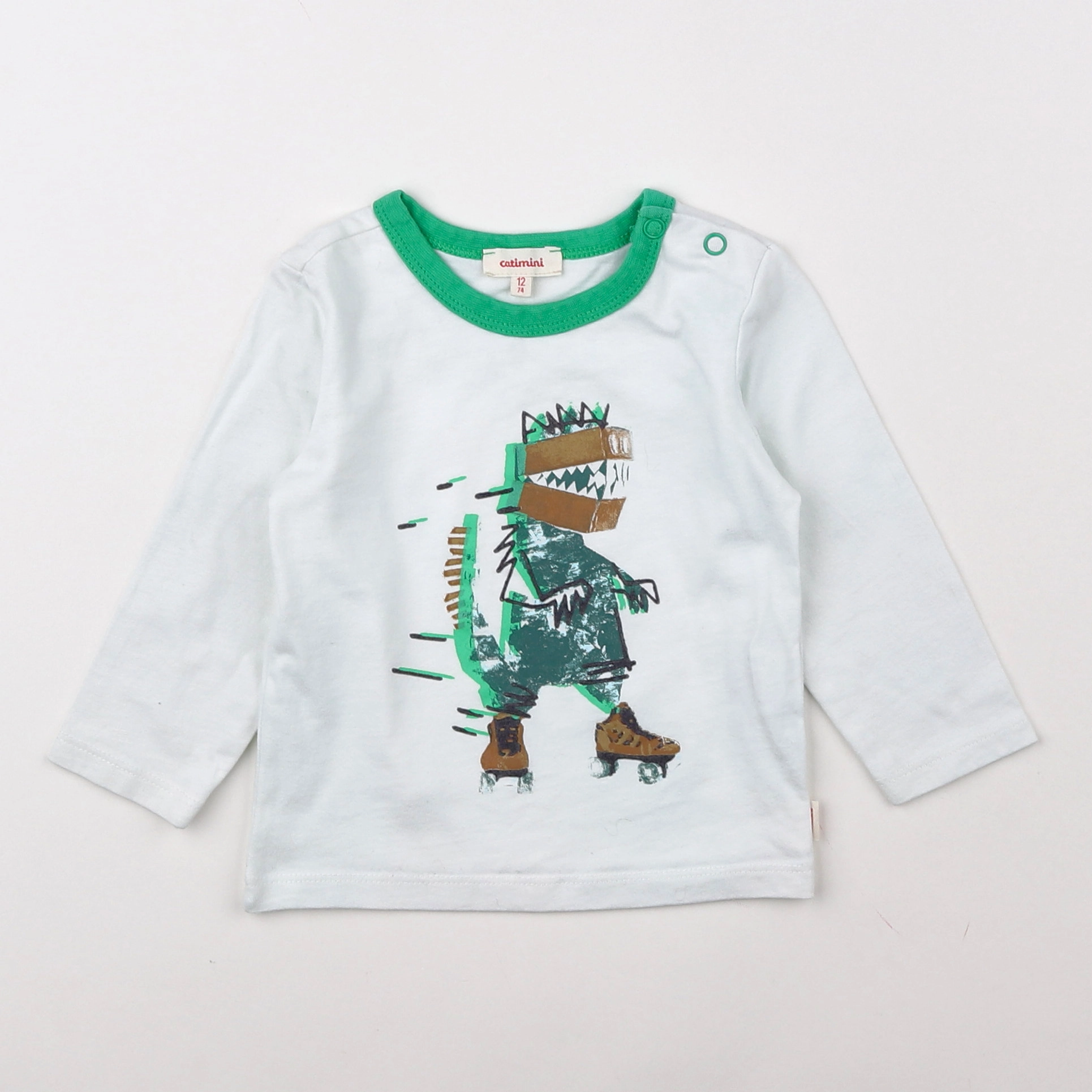 Catimini - tee-shirt blanc - 12 mois