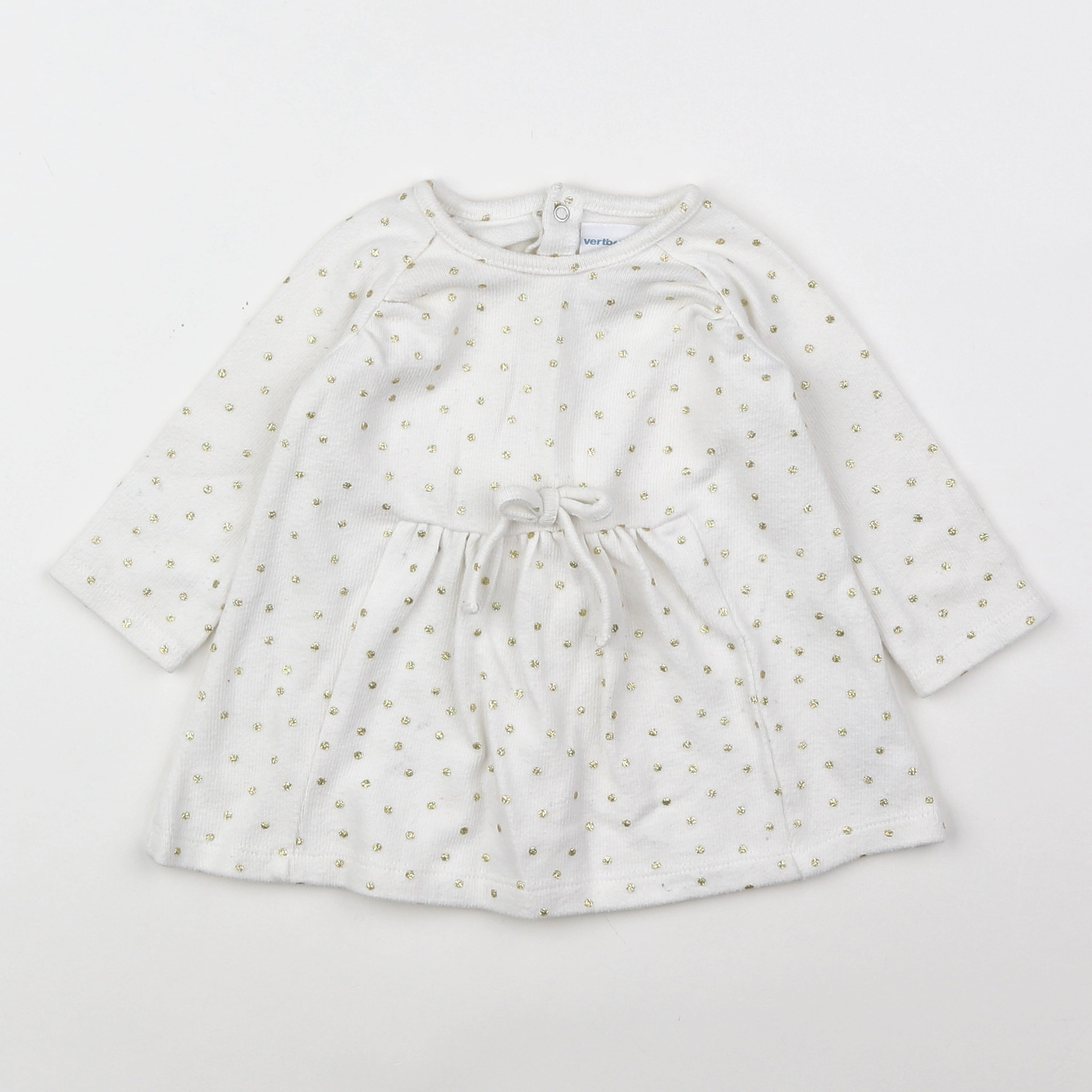 Vertbaudet - robe blanc - 6 mois