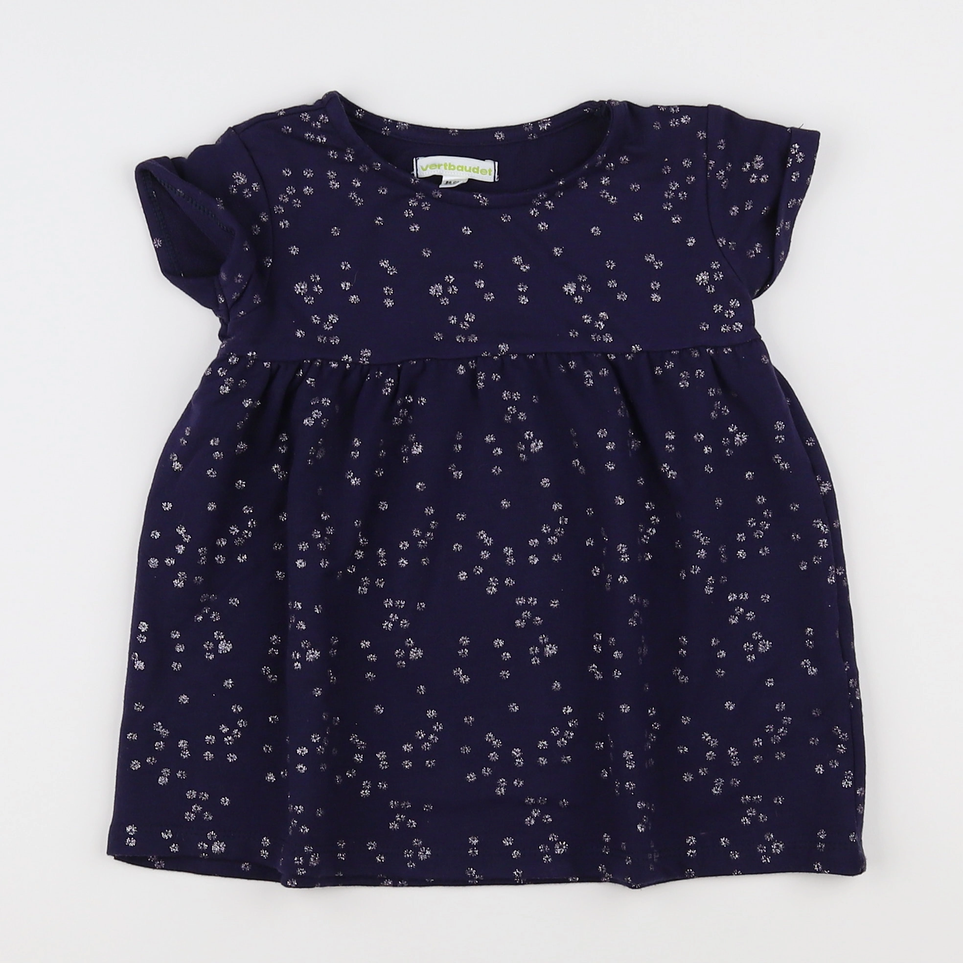Vertbaudet - robe bleu - 2 ans