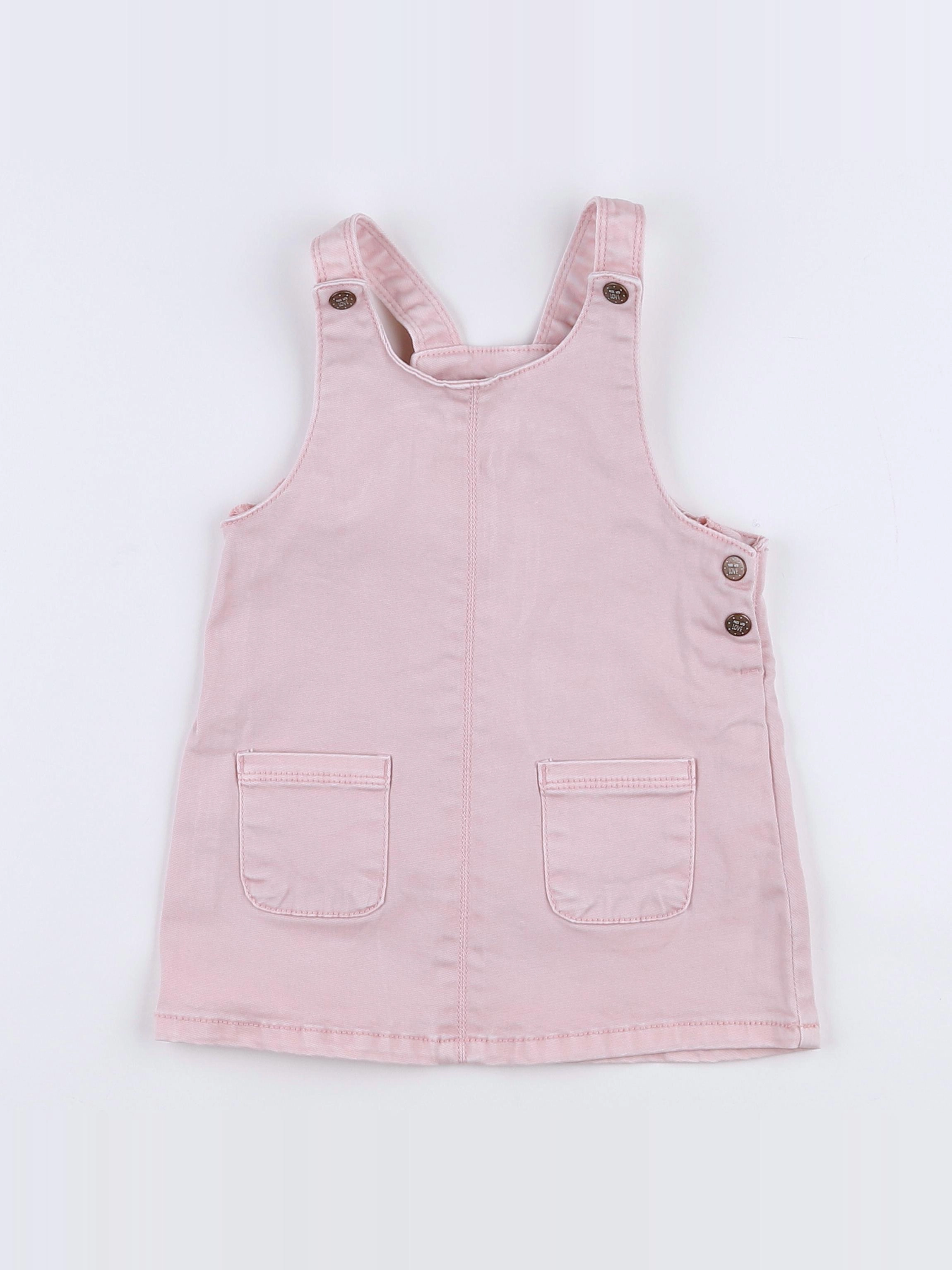 Tape à l'oeil - robe rose - 12 mois