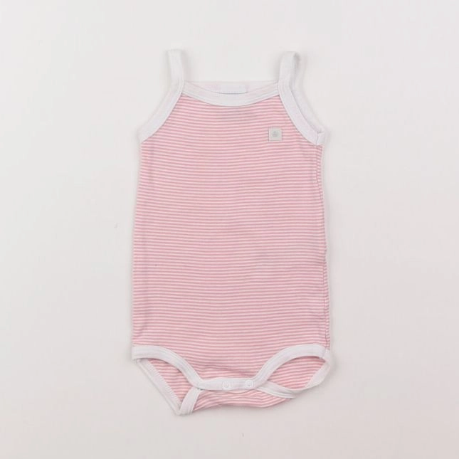 Petit Bateau - body rose - 3 mois