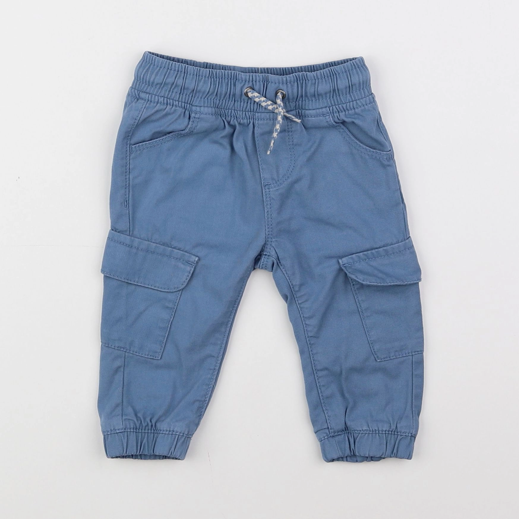 Vertbaudet - pantalon bleu - 6 mois