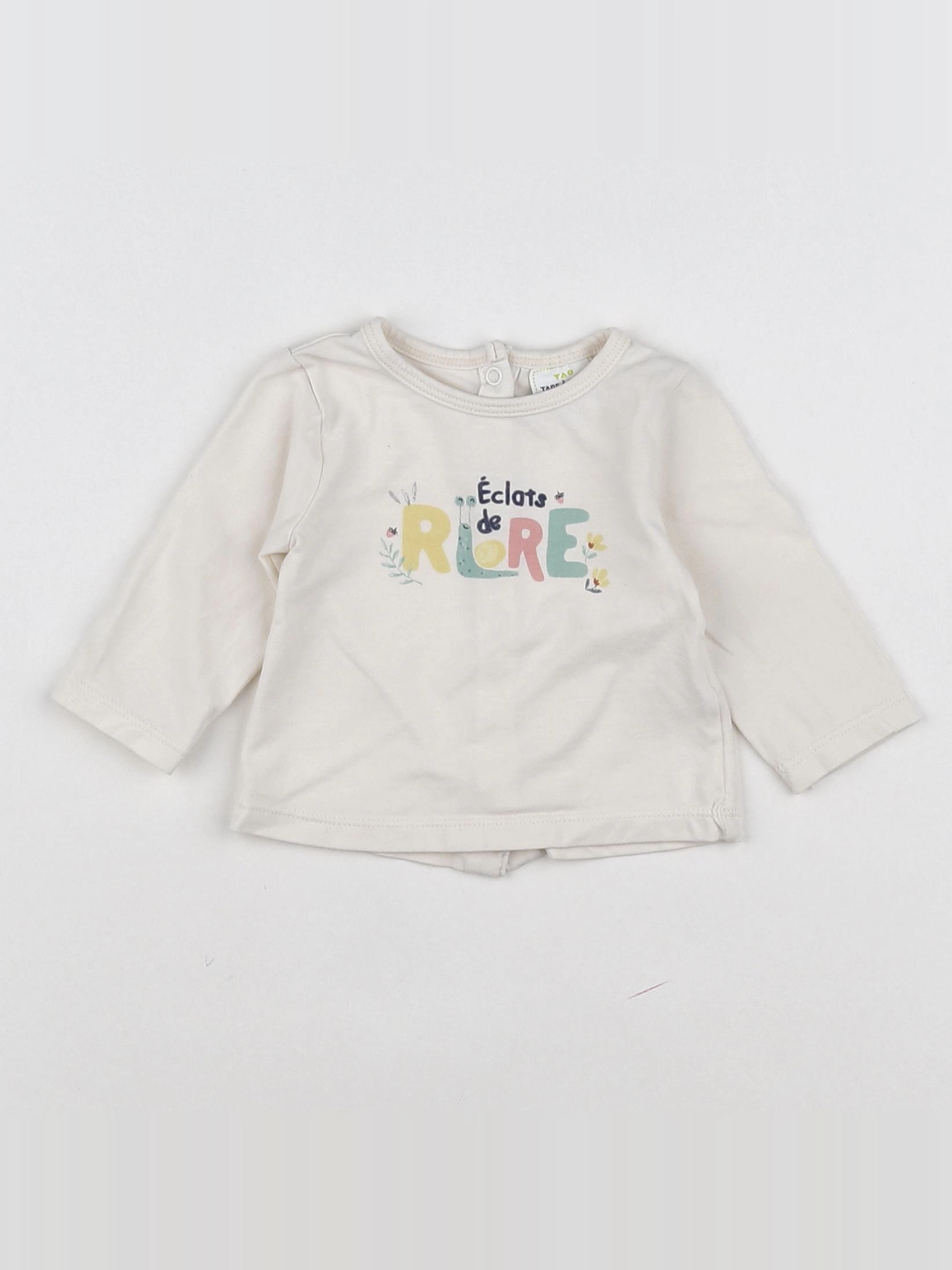 Tape à l'oeil - tee-shirt beige - 1 mois