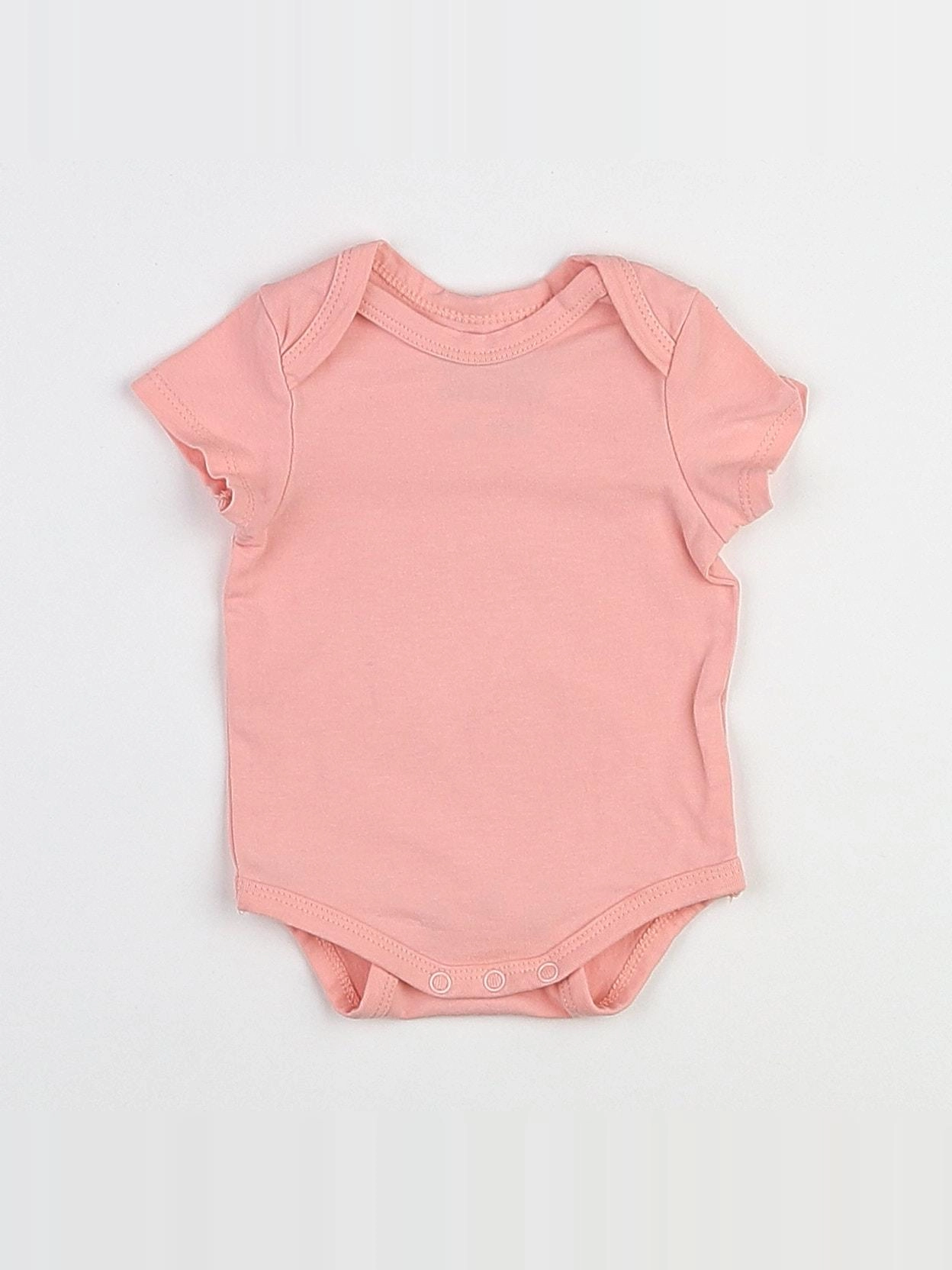 Tape à l'oeil - body rose - 3 mois