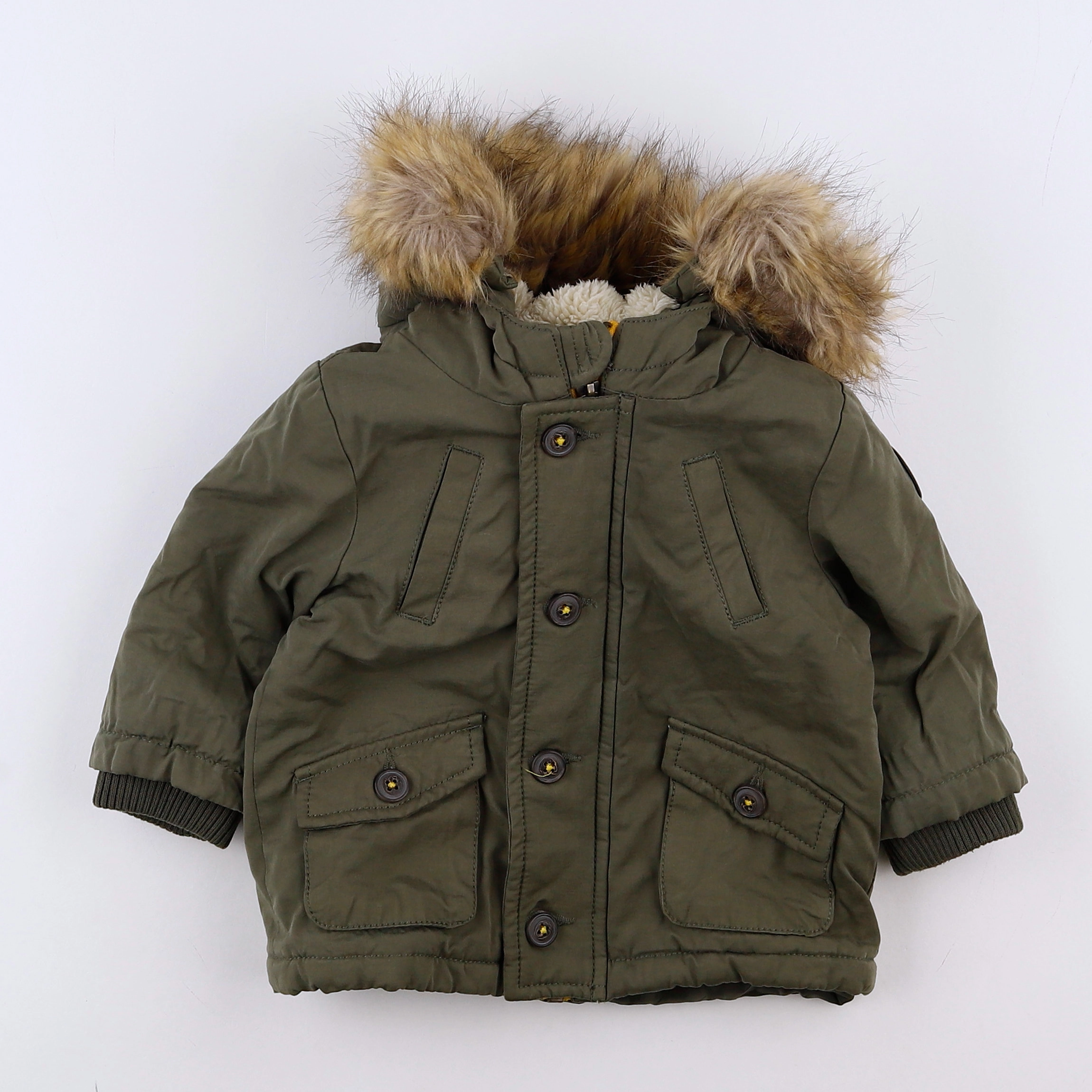 Tape à l'oeil - parka vert - 9 mois