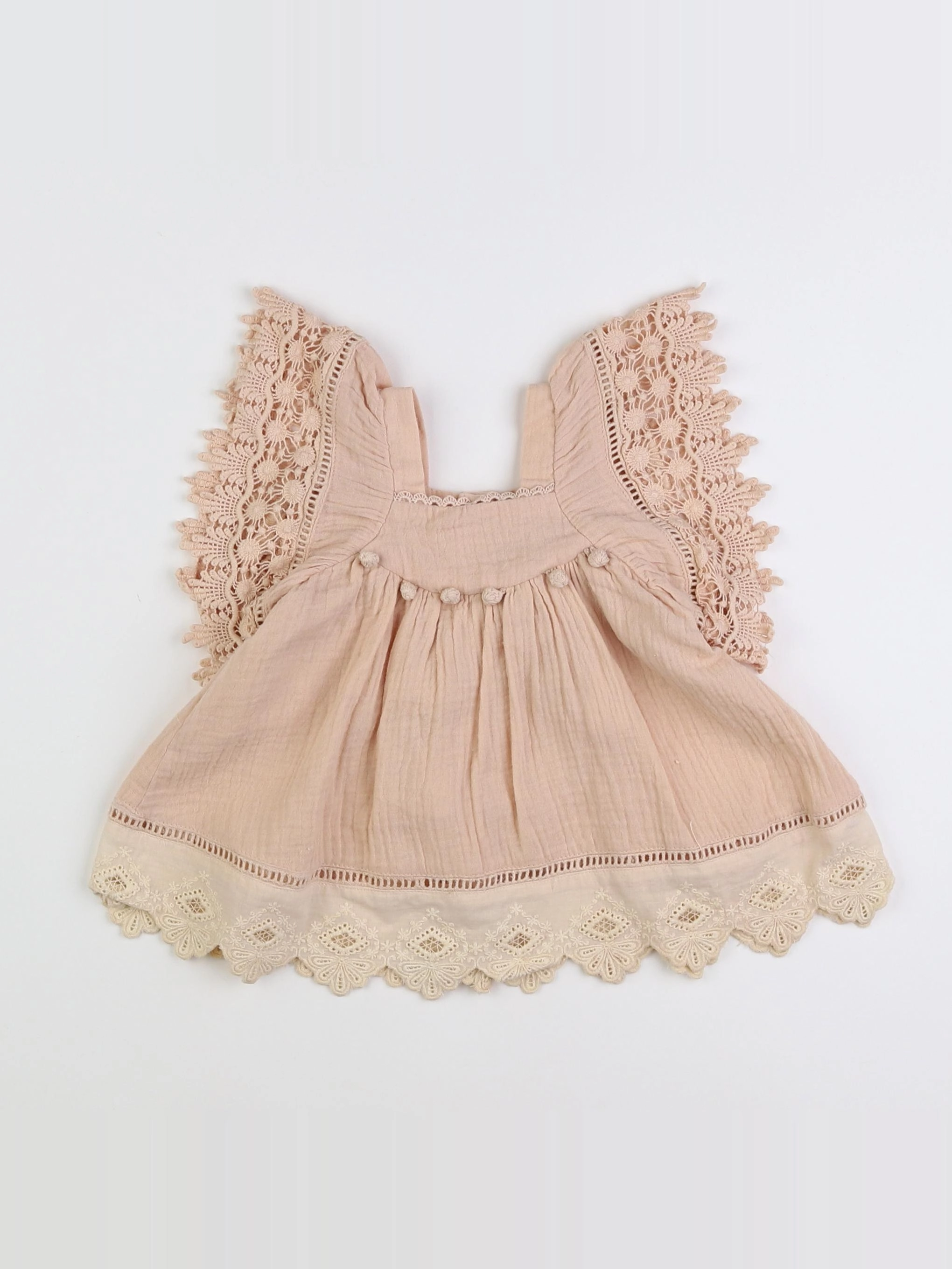 Louise Misha - blouse rose - 6 mois