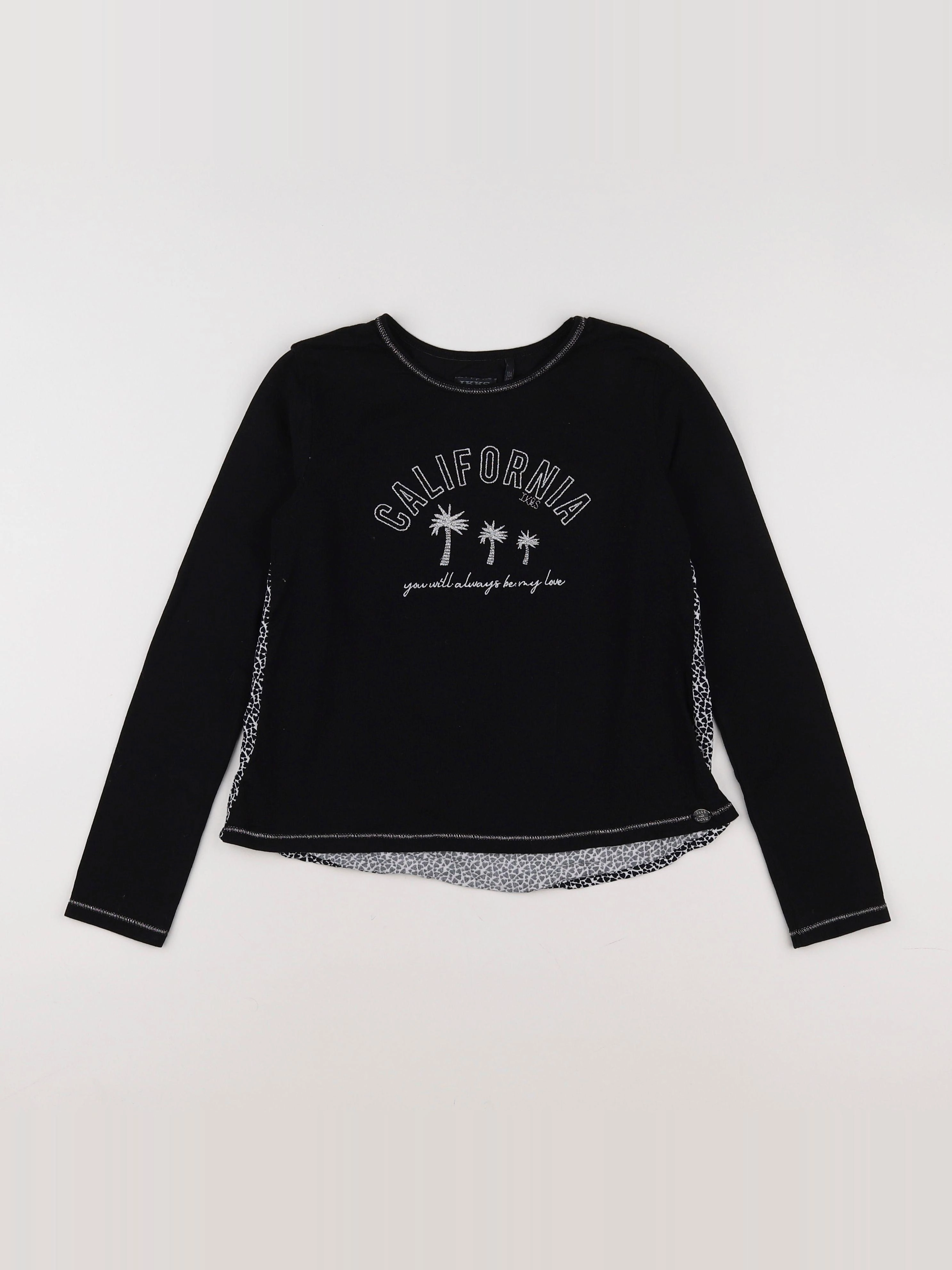 IKKS - tee-shirt noir - 10 ans