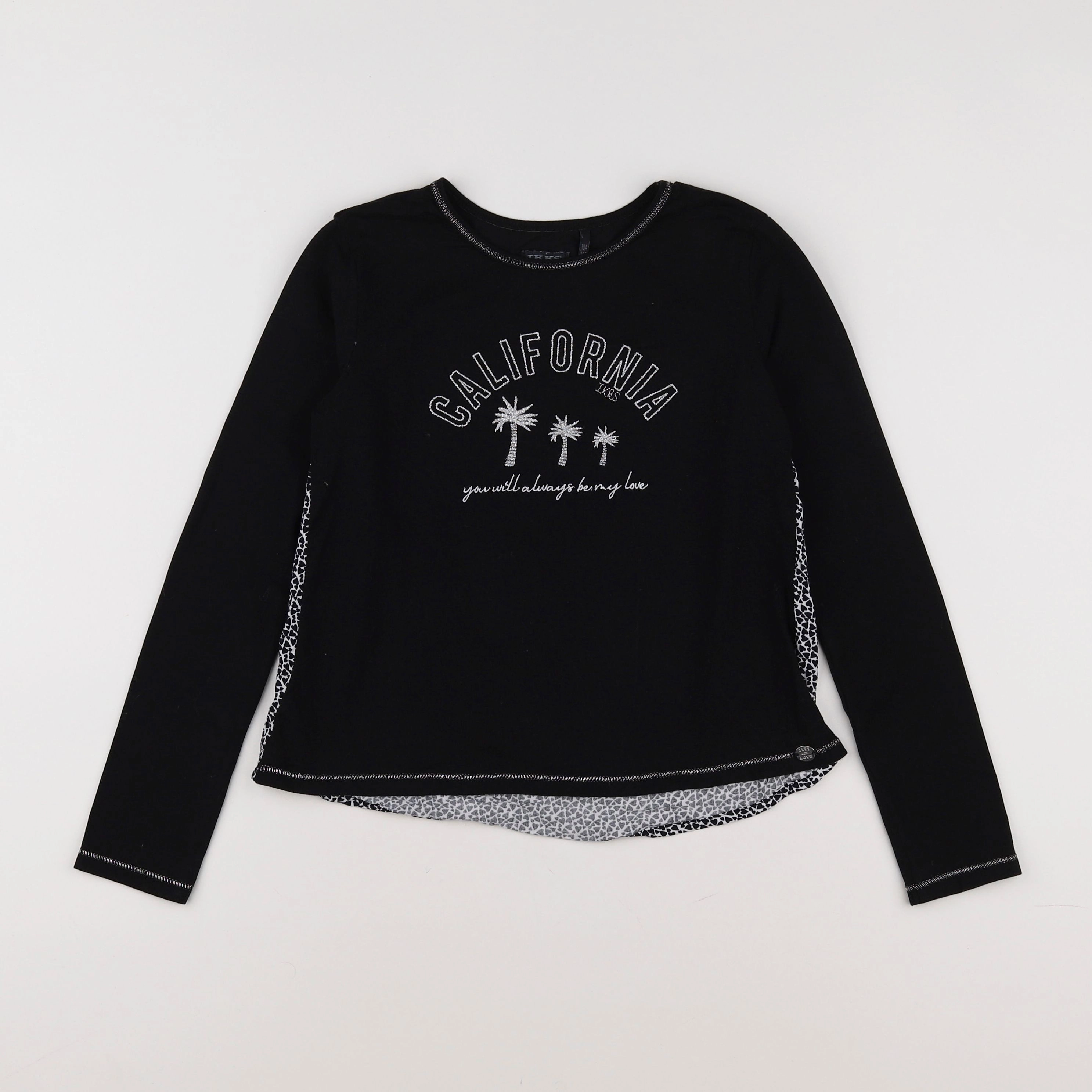IKKS - tee-shirt noir - 10 ans
