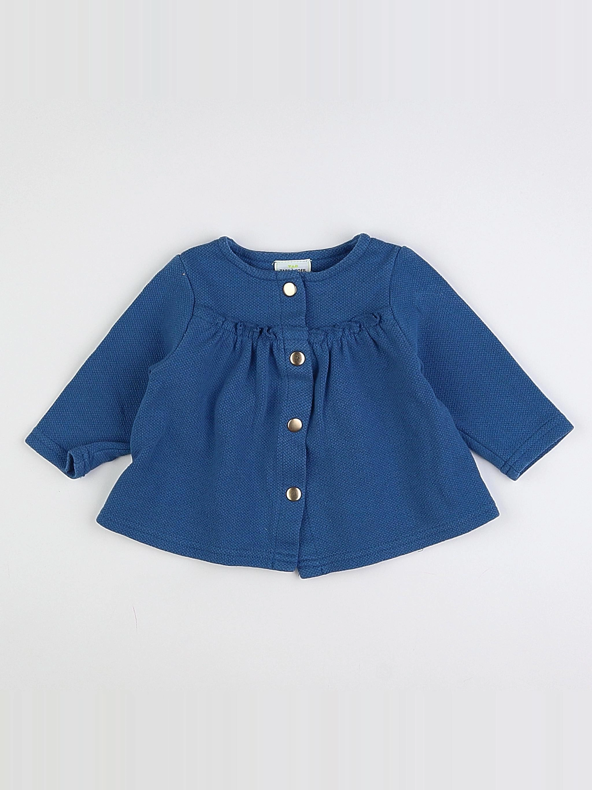 Tape à l'oeil - gilet bleu - 6 mois