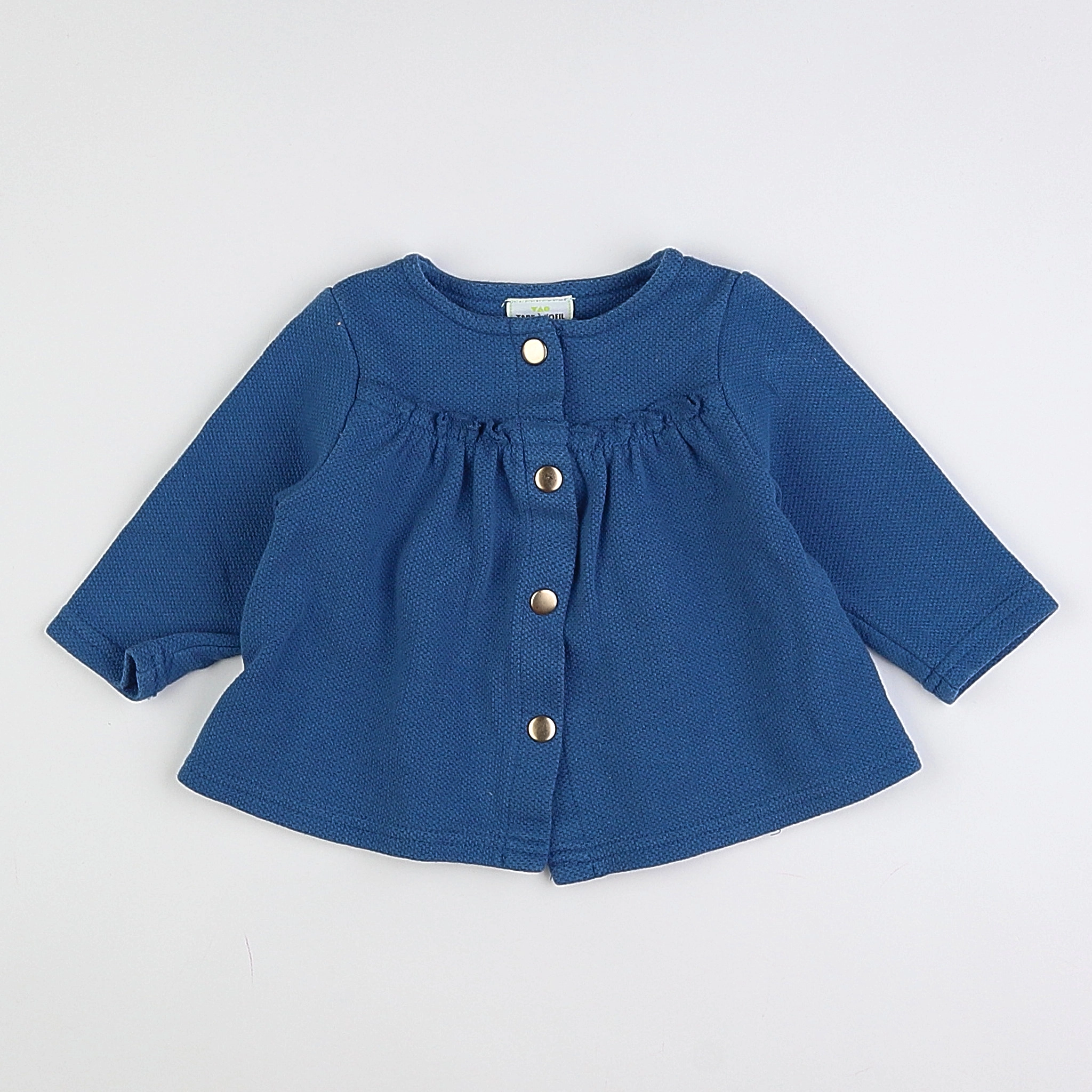 Tape à l'oeil - gilet bleu - 6 mois