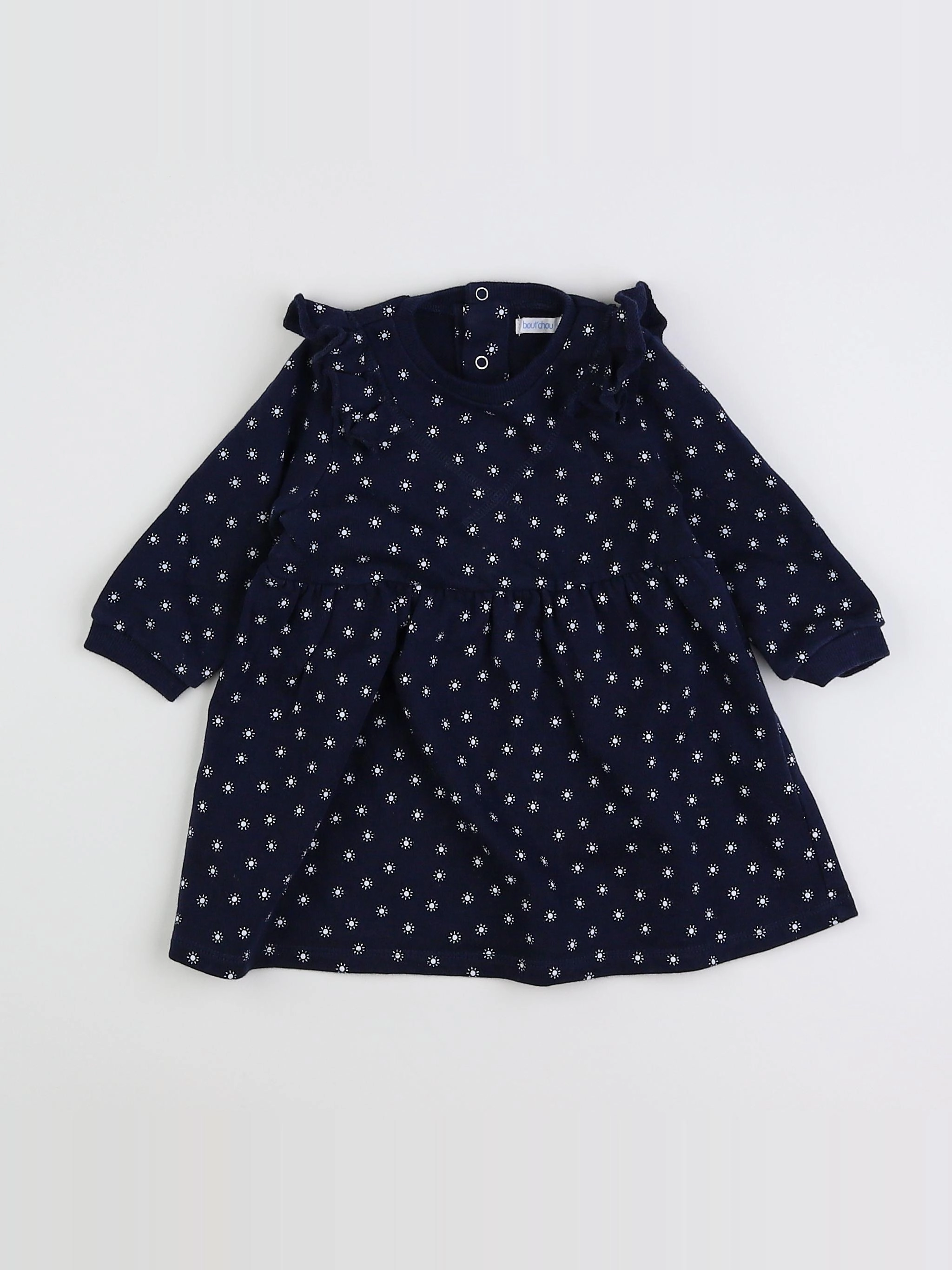 Boutchou - robe bleu - 6 mois