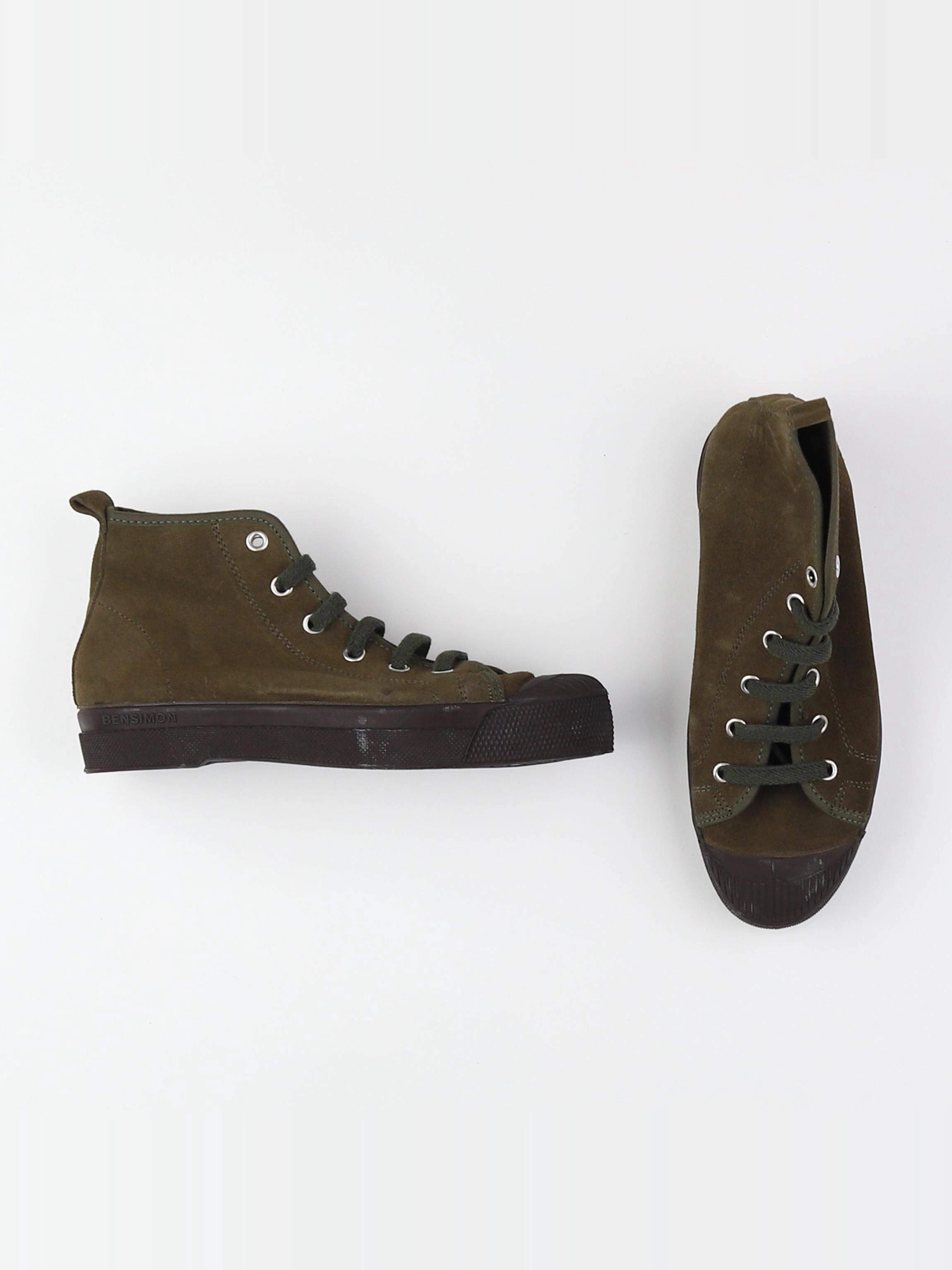 Bensimon - baskets vert kaki (neuf) - pointure 34