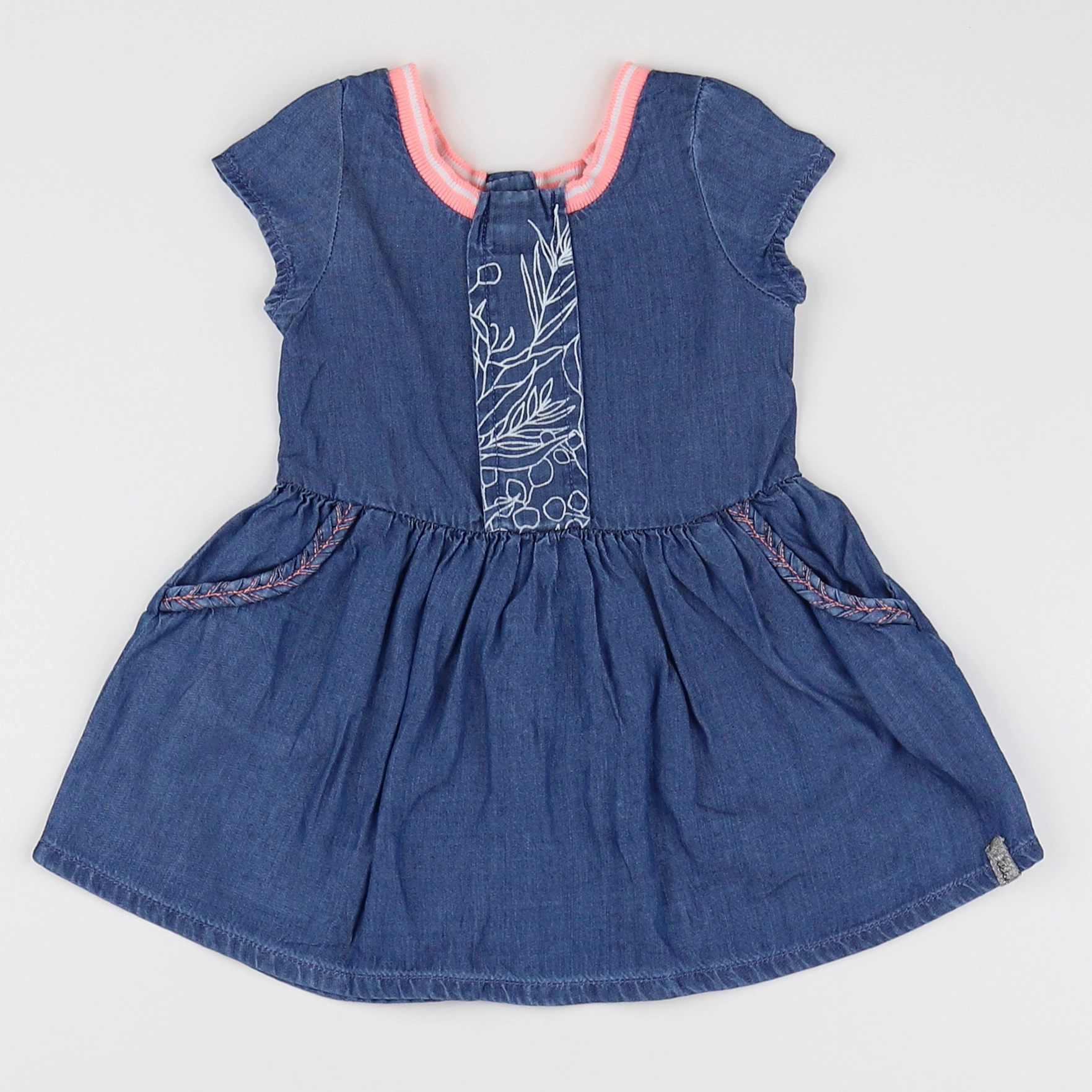 IKKS - robe bleu - 3 mois