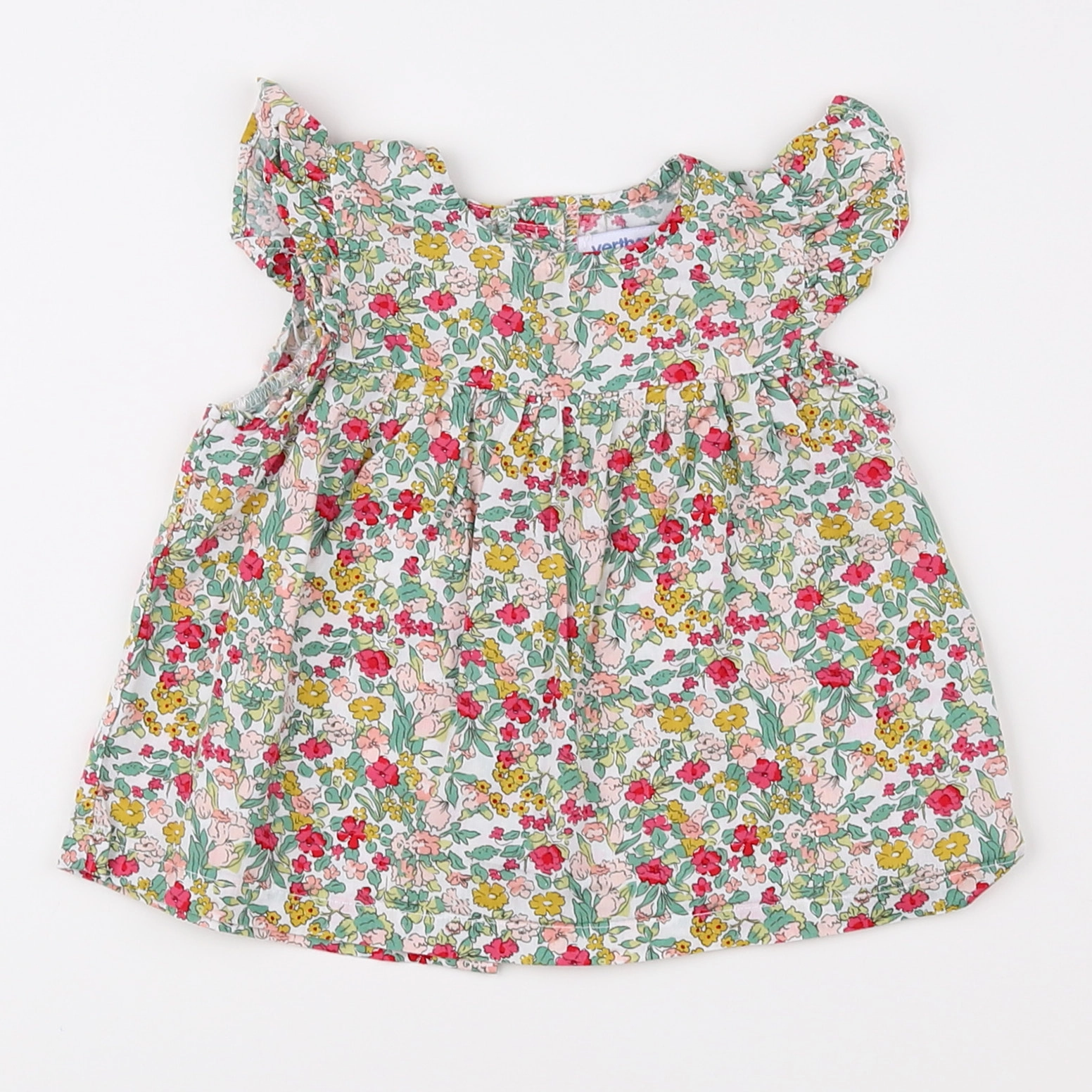 Vertbaudet - blouse multicolore - 9 mois
