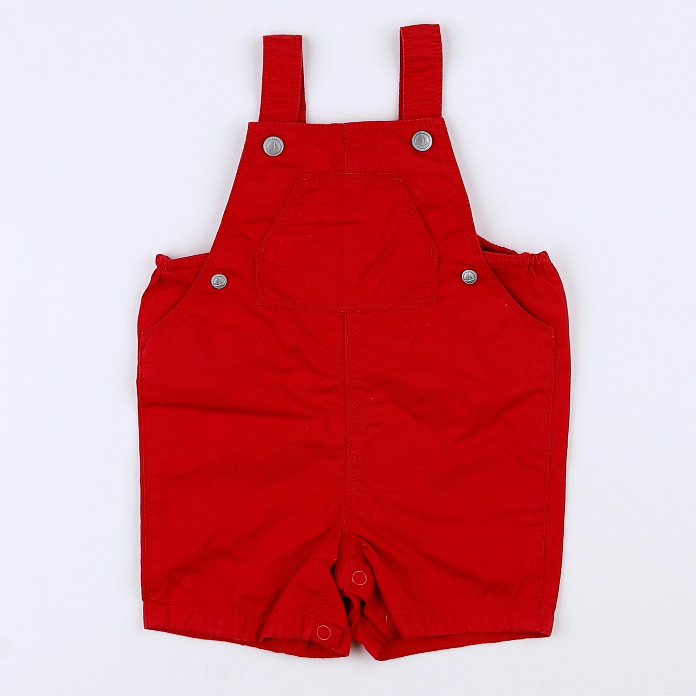 Petit Bateau - salopette rouge - 3 mois