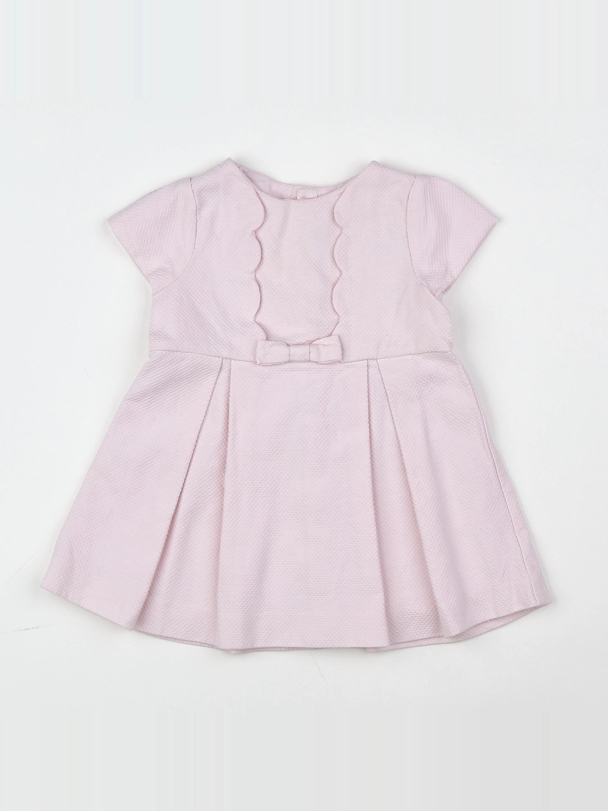 Jacadi - robe rose - 12 mois