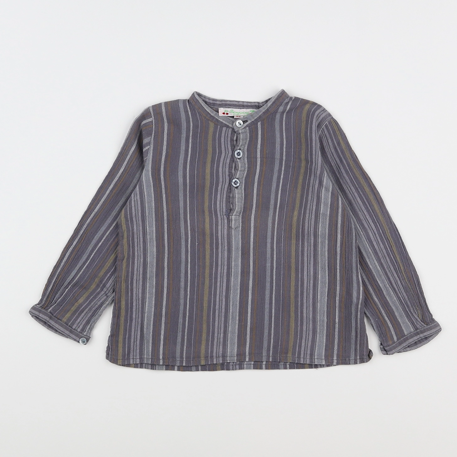 Bonpoint - blouse bleu - 18 mois