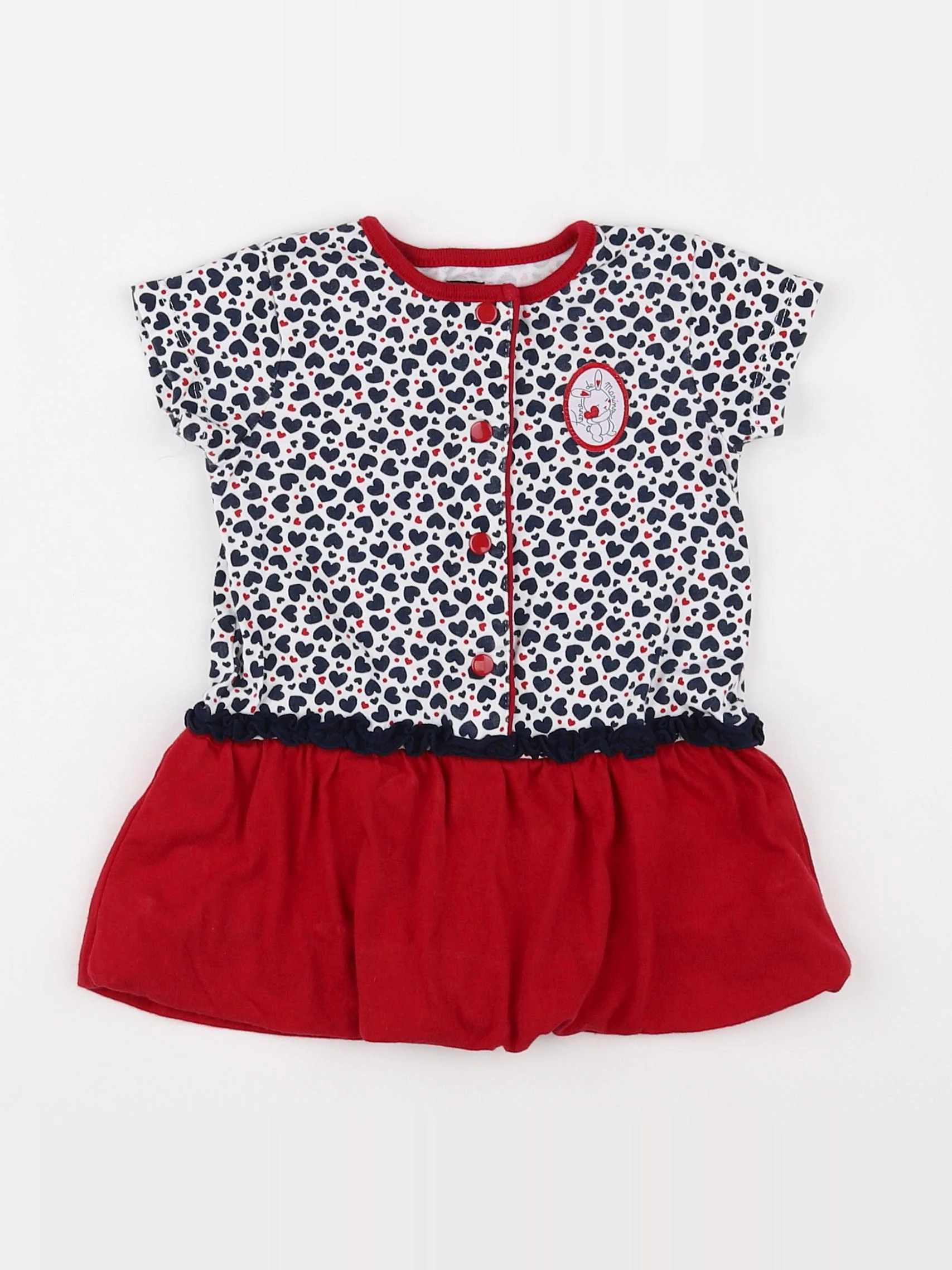 Terre de marins - robe multicolore - 9 mois
