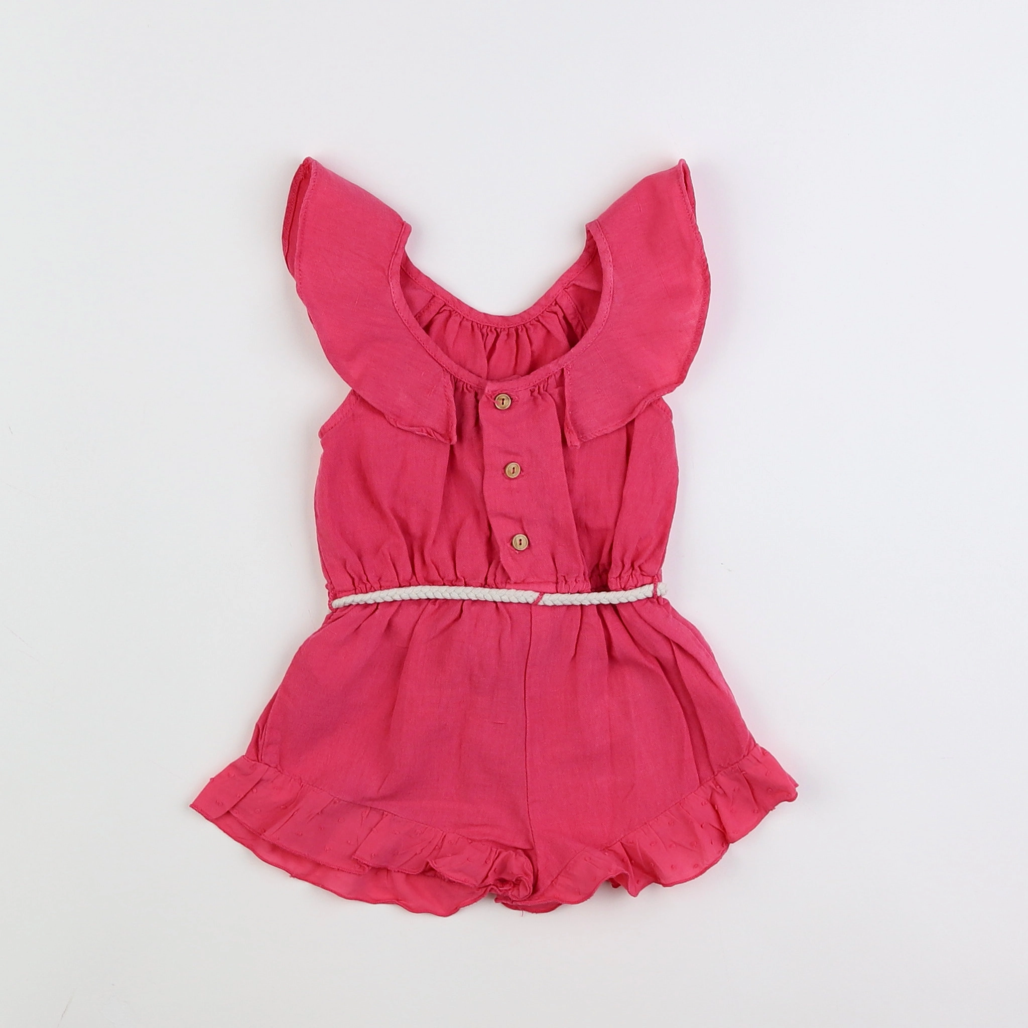 Zara - combinaison rose - 6/9 mois